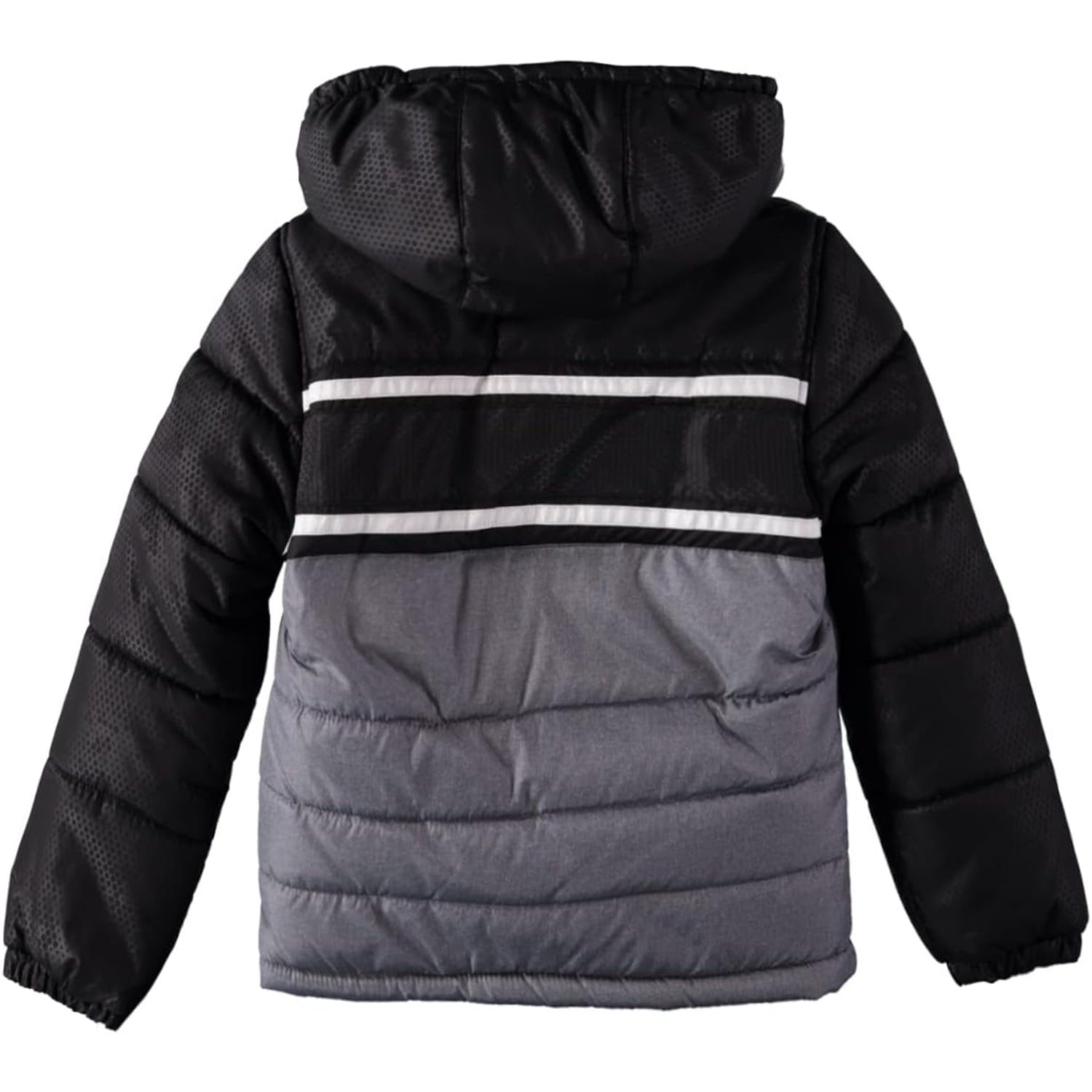 London Fog Boys 4-7 Active Puffer Jacket Winter Coat with Fleece Hat