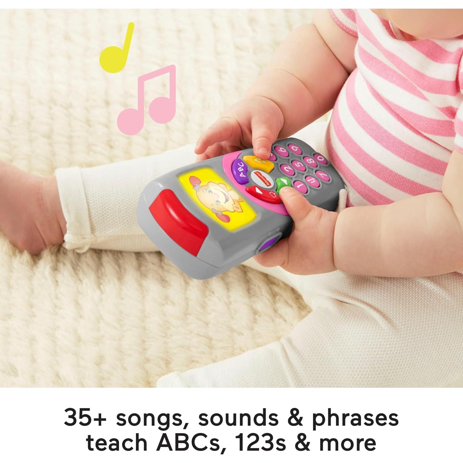 Fisher Price Laugh & Learn Sis’ Remote Baby & Toddler Learning Toy With Music & Lights