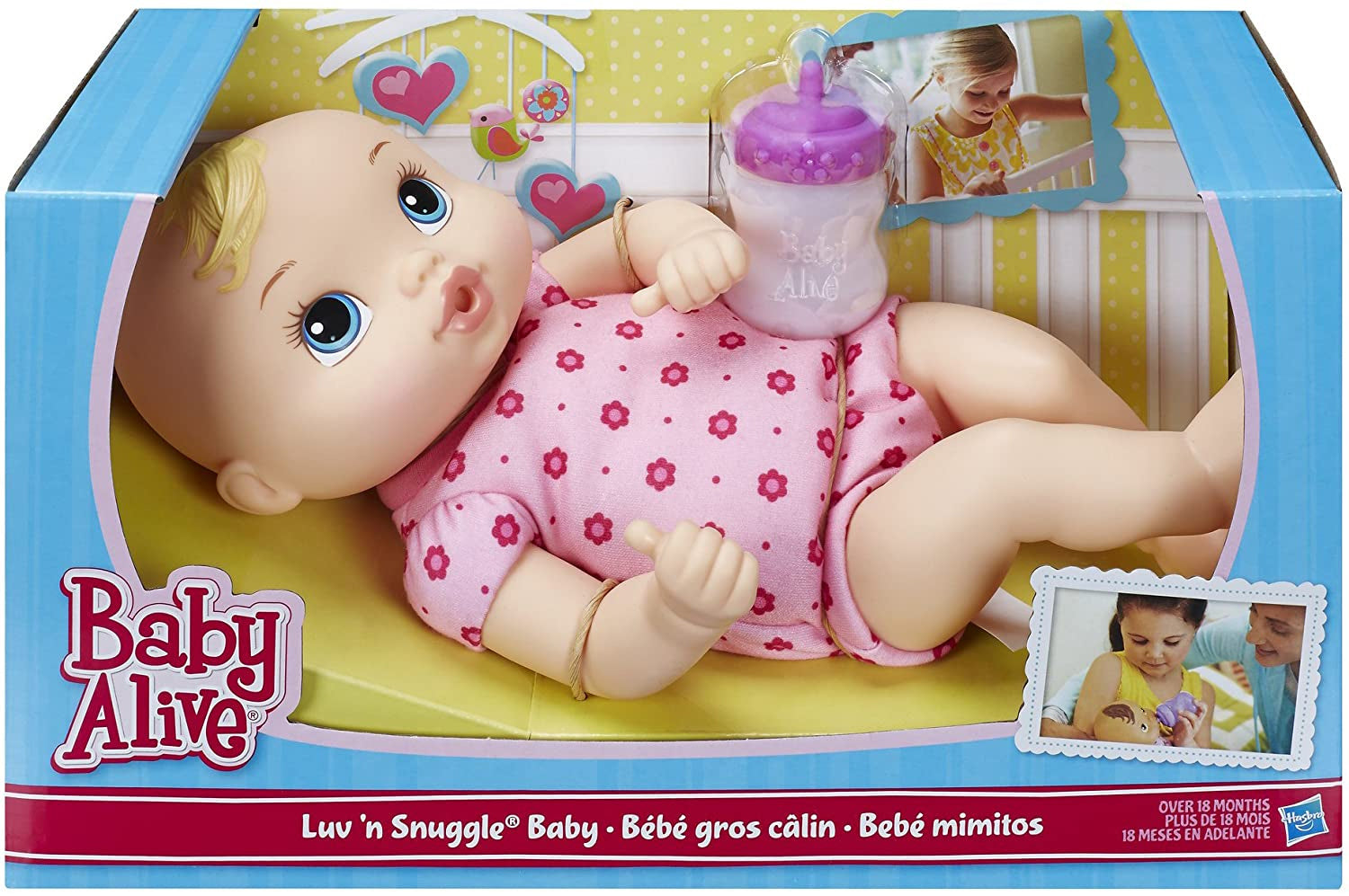 Baby Alive Luv n Snuggle Baby Doll Blonde