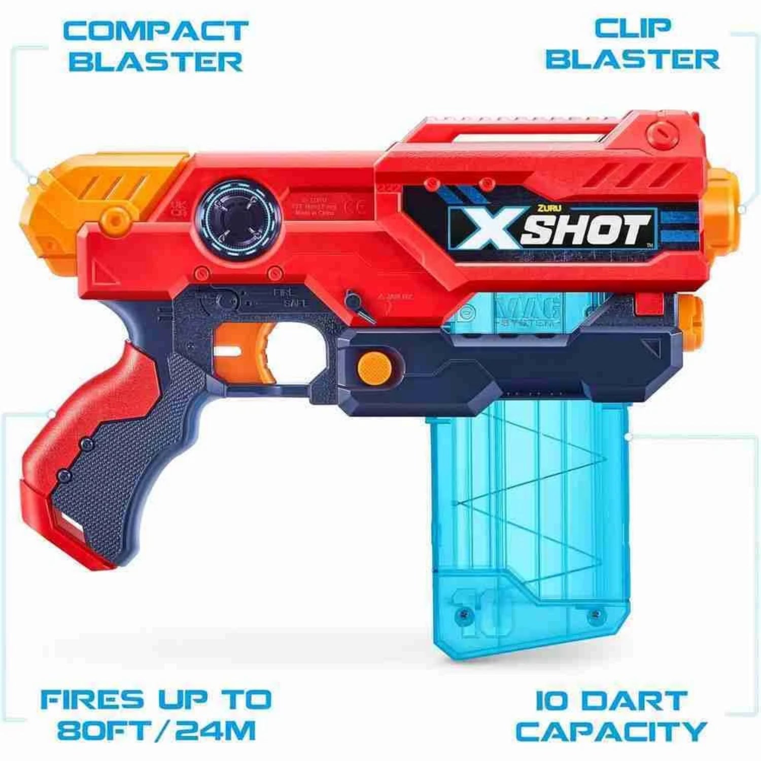 Zuru X-Shot Excel Hurricane with 16 Darts