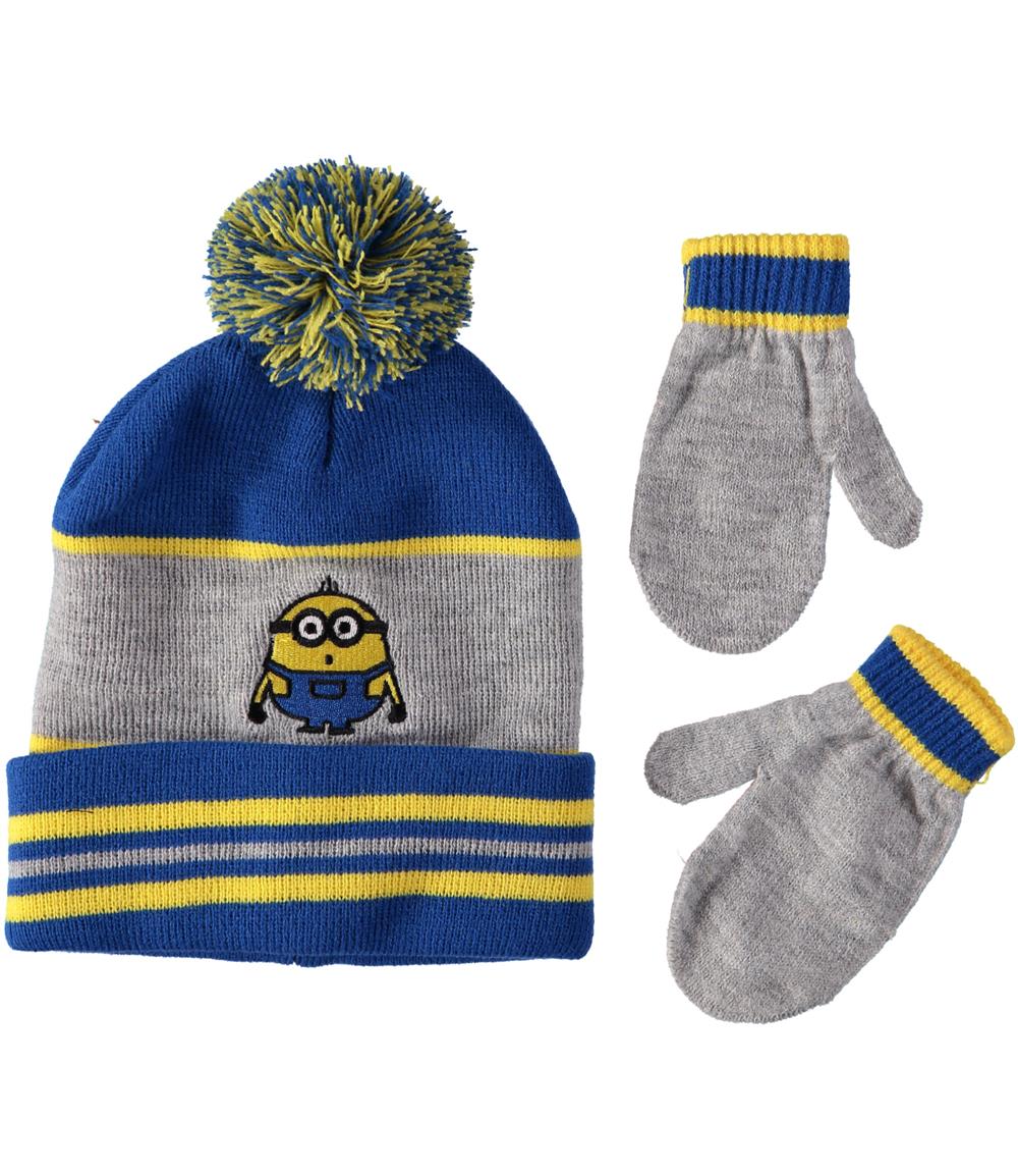 Universal Boys 2T-4T Minions Hat Mitten Set