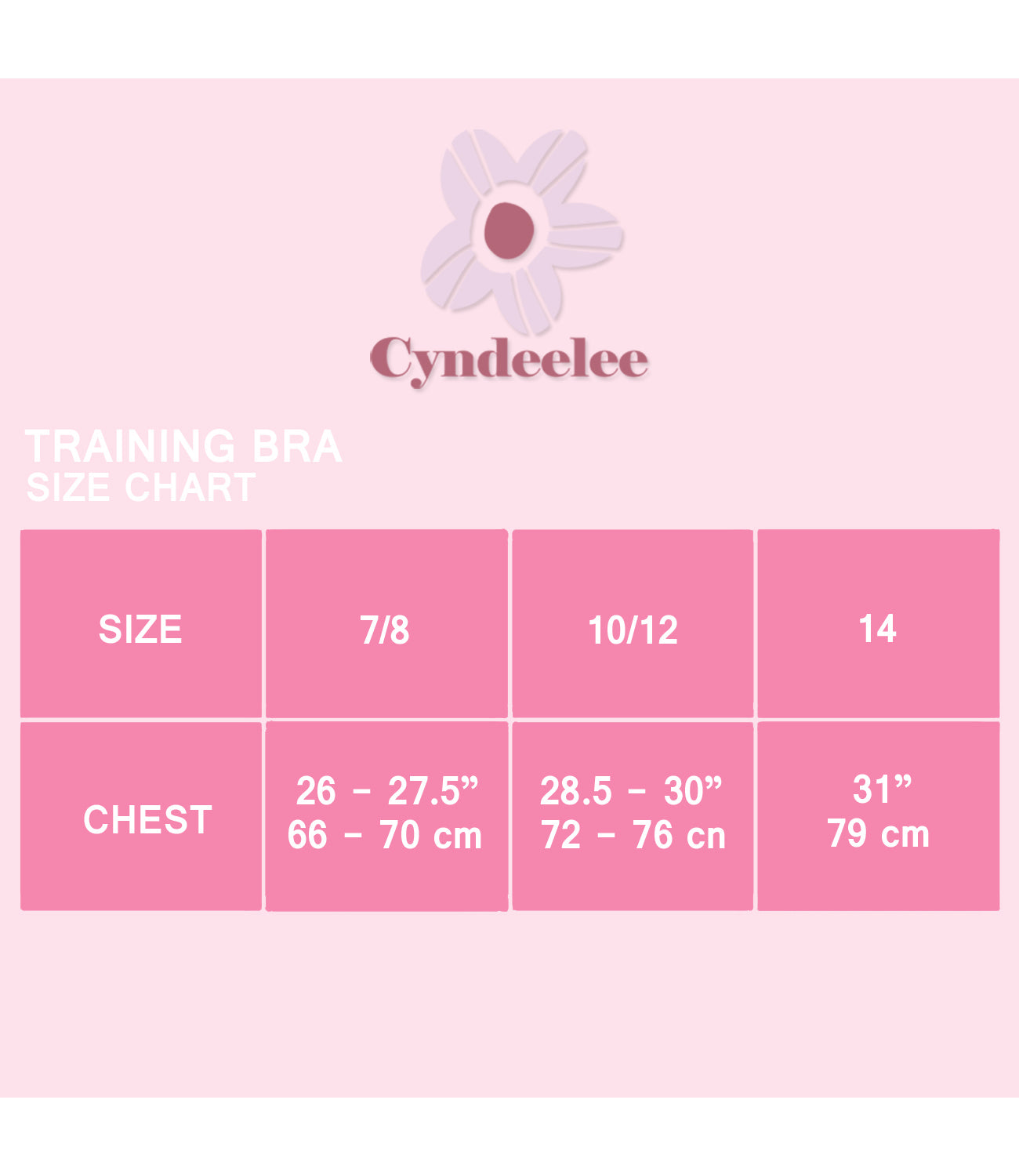 Cyndeelee Girls 7-14 Cotton 3-Pack Bralette Sports Bra