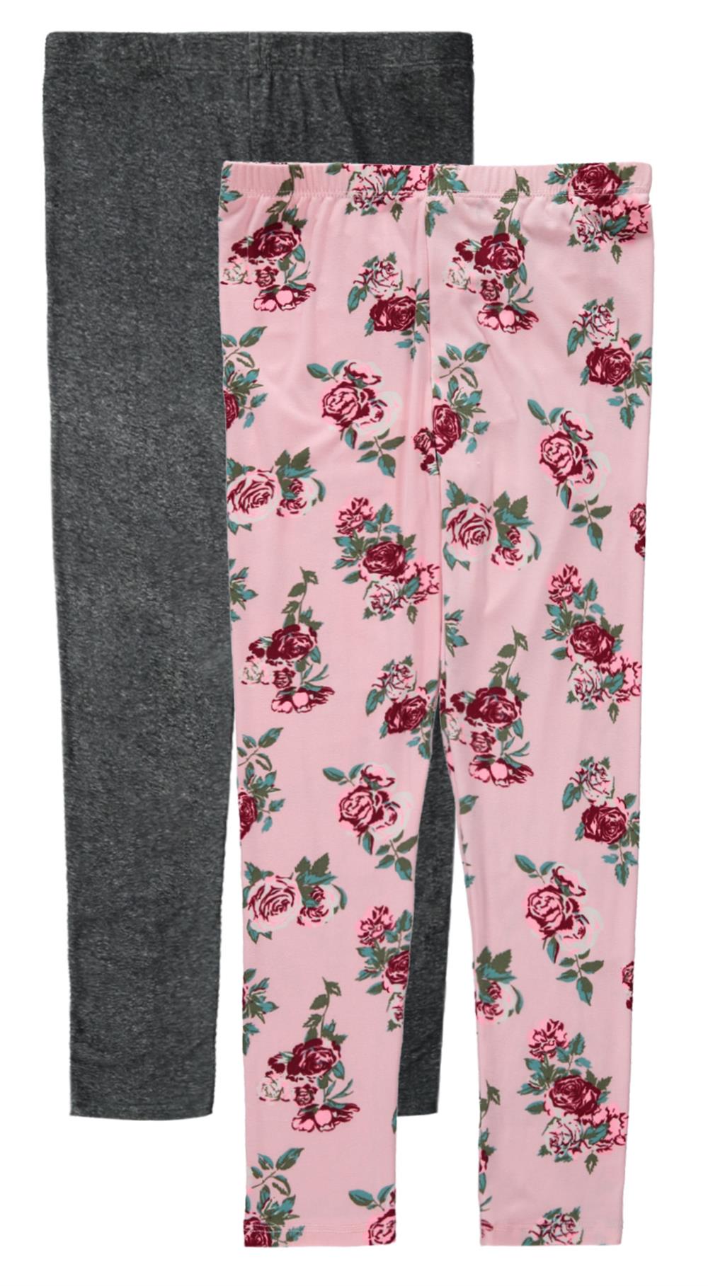 One Step Up Girls 7-16 Floral 2-Pack Legging