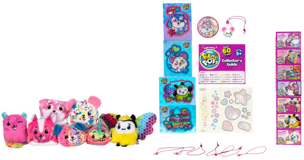 Pikmi Pops Style Mega Pack - 7 Sweet Scented Plush