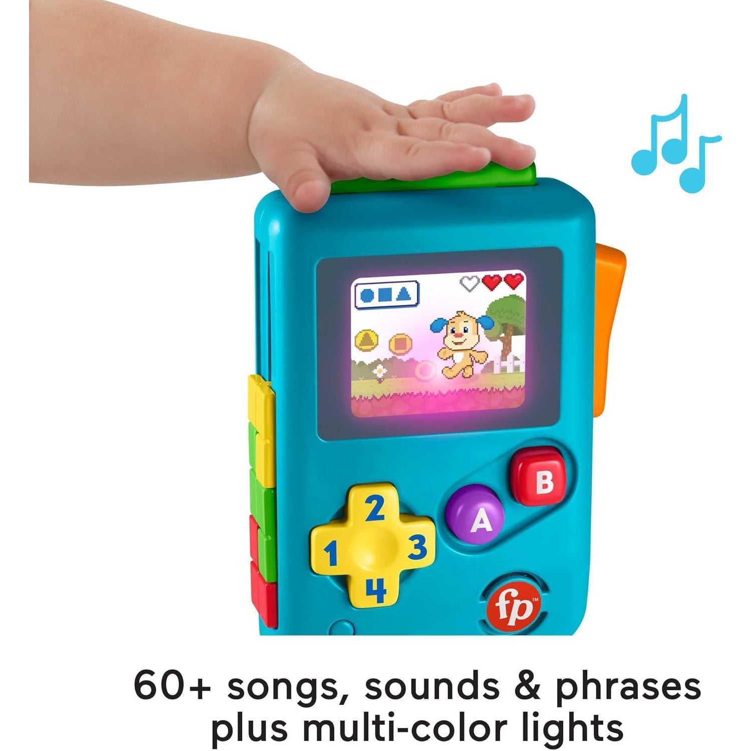 Fisher Price Laugh & Learn Lil’ Gamer Pretend Video Game Learning Toy For infants & Toddlers