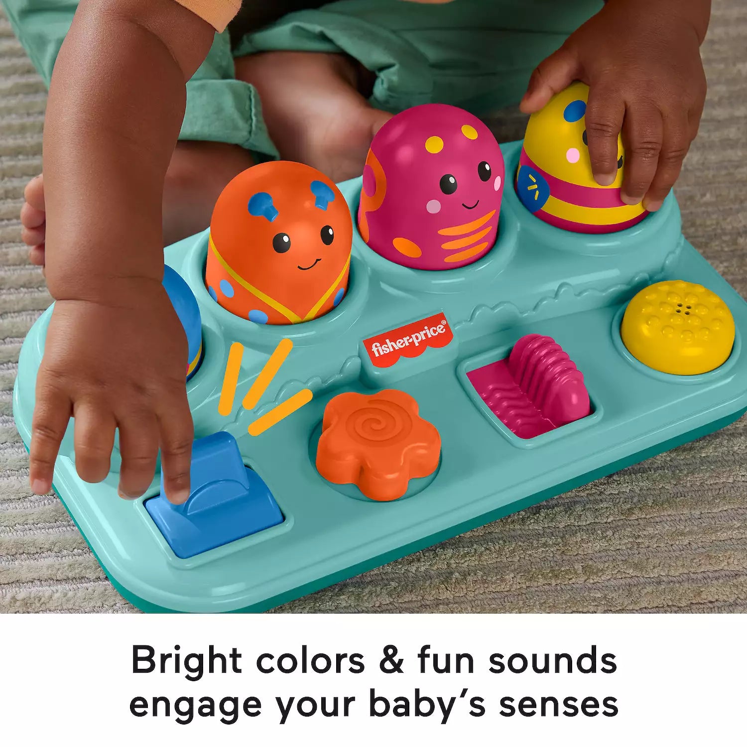 Fisher Price Boppin’ Activity Bugs Fine Motor Pop-Up Toy