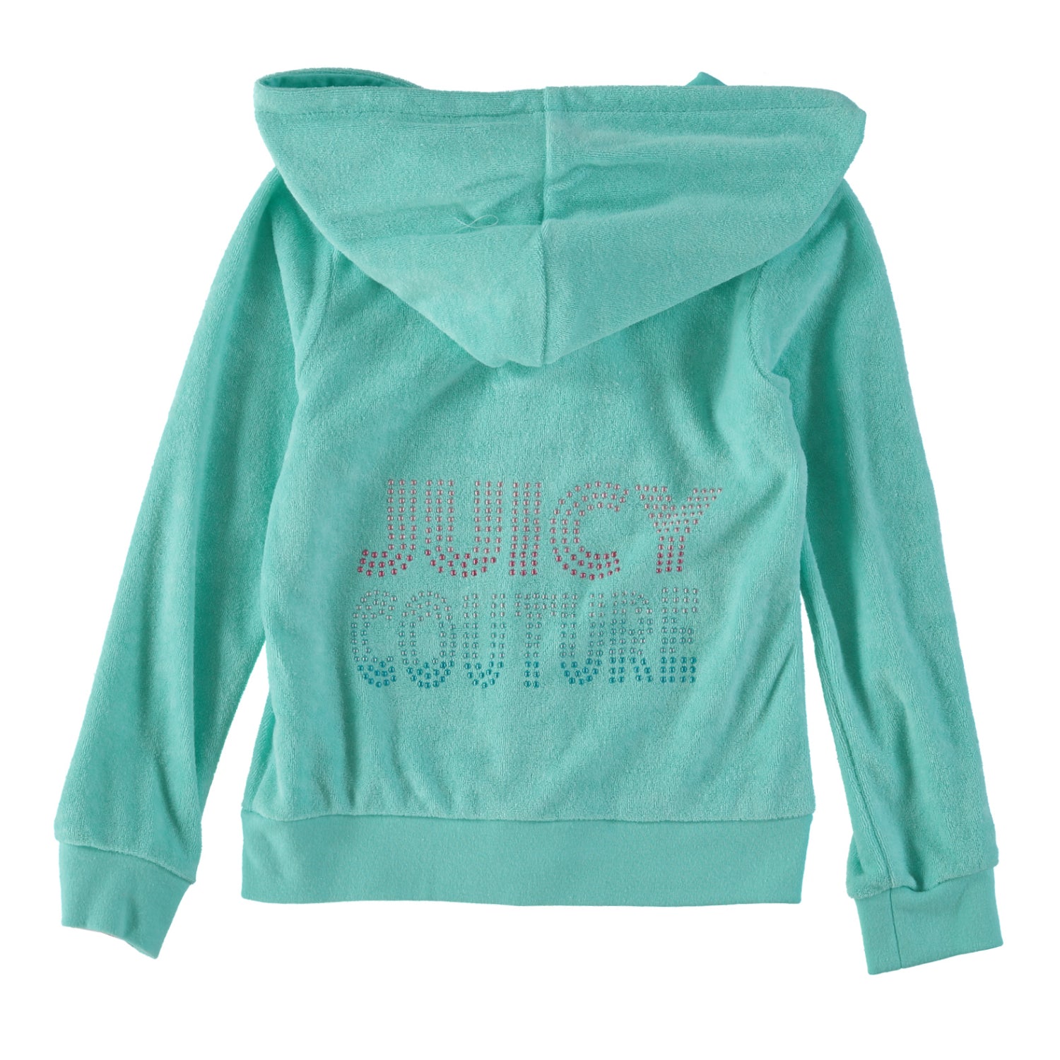 Juicy Couture Girls 4-6X 2-Piece French Terry Zip Up Hoodie Pant Set