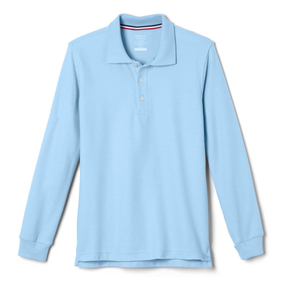 French Toast Boys 10-20 Husky Long-Sleeve Pique Polo