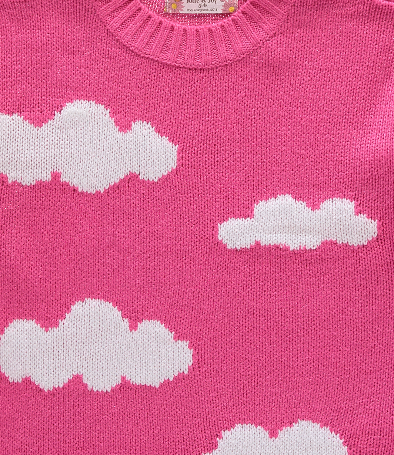 Full Circle Girls 7-16 Cloud Jacquard Knit Sweater