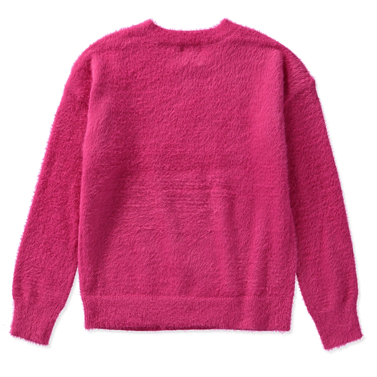 Jolie & Joy Girls 7-16 Minky Crew Neck Sweater