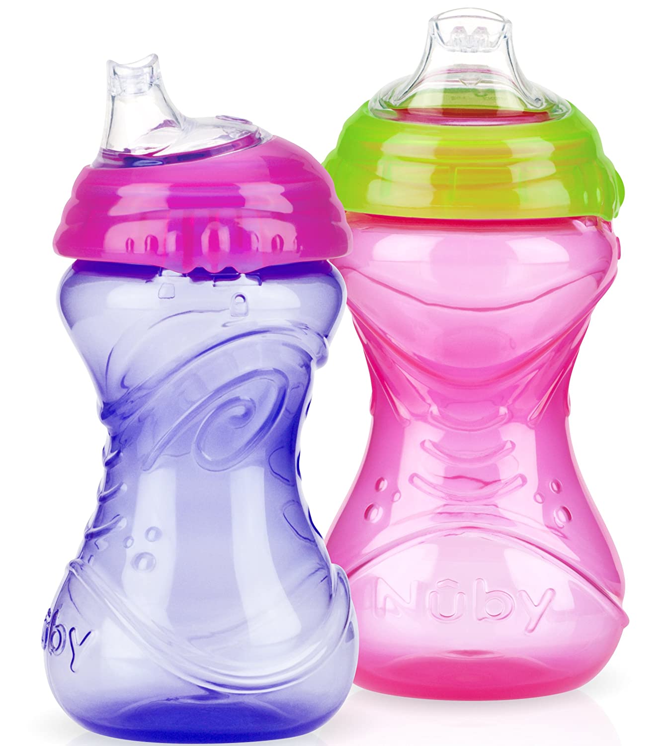 Nuby Clik-it Easy Grip Cup - 2 Pack - 10 oz