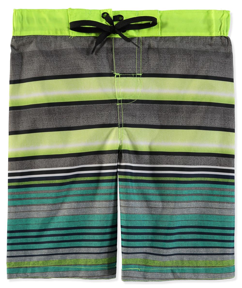 Rusty Boys 8-20 Stripe Swim Short