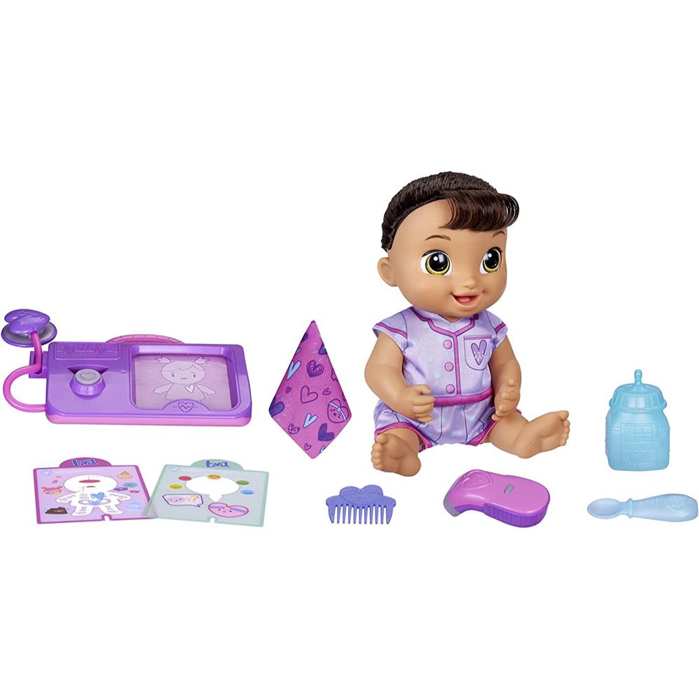 Baby Alive Lulu Achoo Doll, 12-Inch Interactive Doctor Play Toy with Lights, Sounds, Movements and T