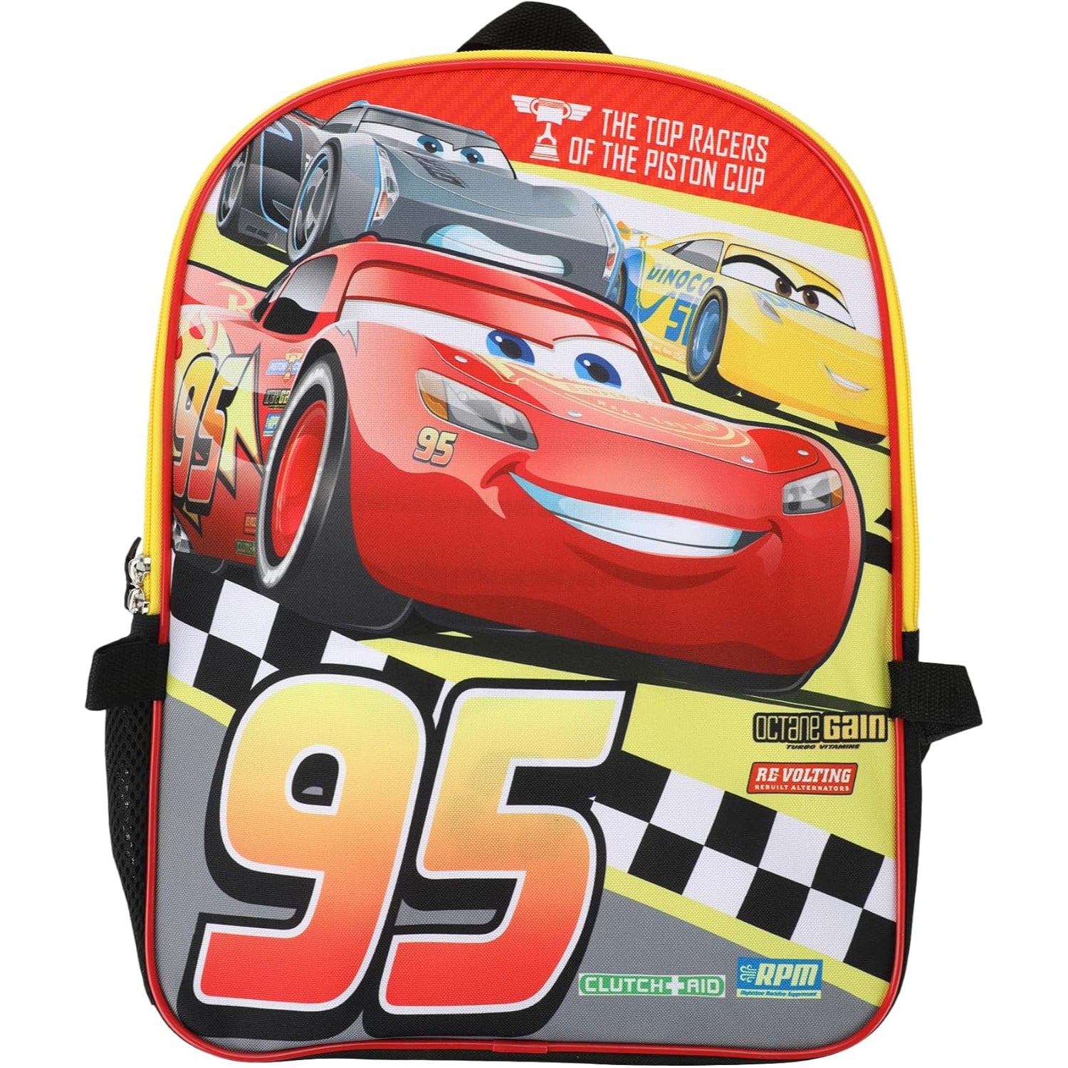 Bioworld Disney Cars Lightning McQueen #95 2-Piece Backpack & Lunchbox Set