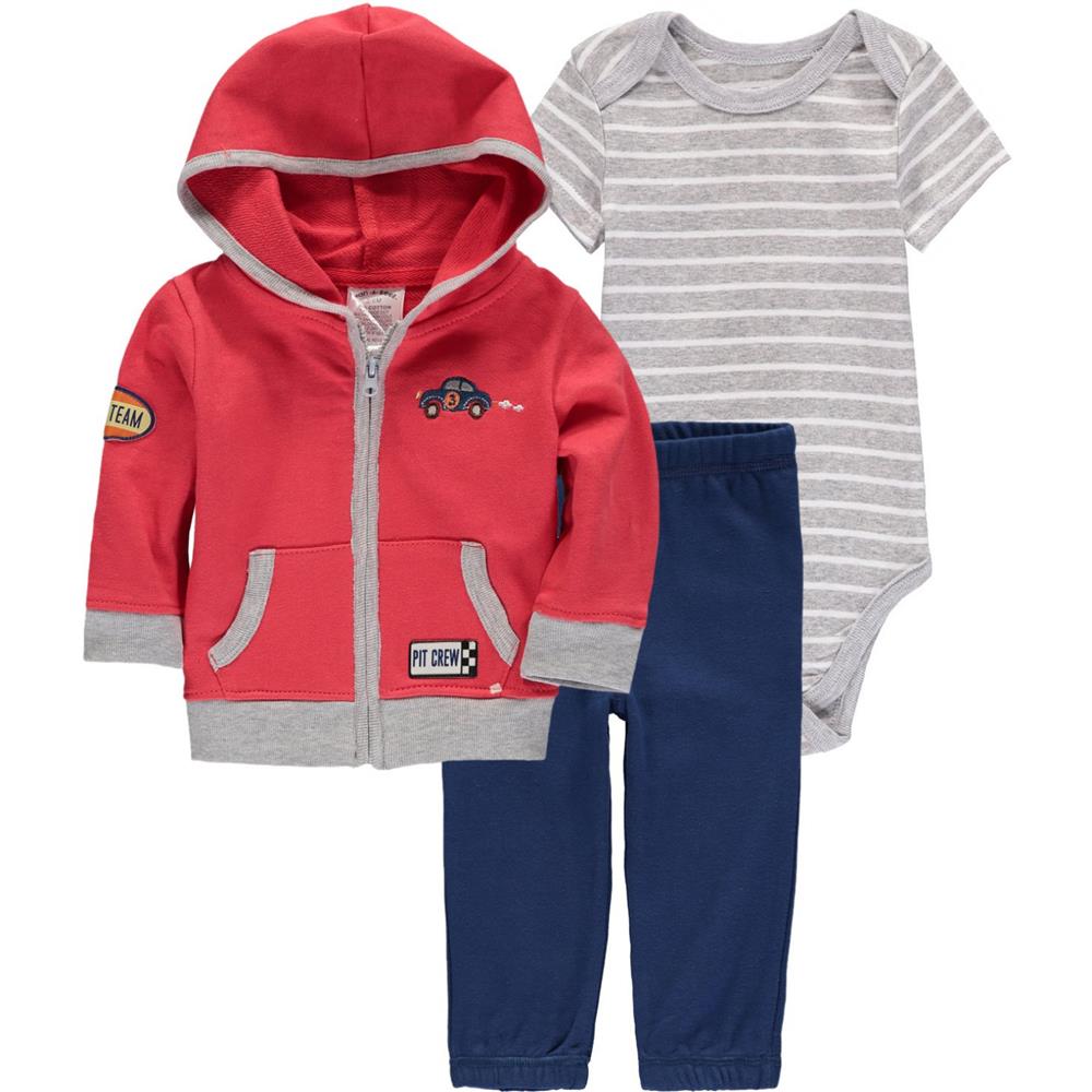 Wan-A-Beez Unisex Baby 0-24 Months 3 Piece Jacket Set