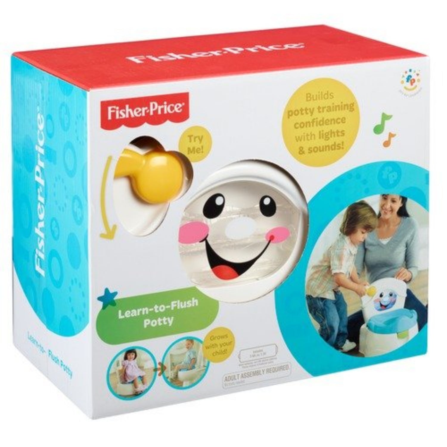 Fisher-Price Learn-to-Flush Potty Multicolor