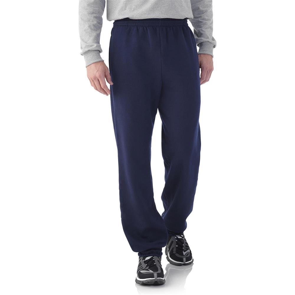 Fruit Of The Loom Mens S-XL Elastic Bottom Fleece Jogger Sweatpant