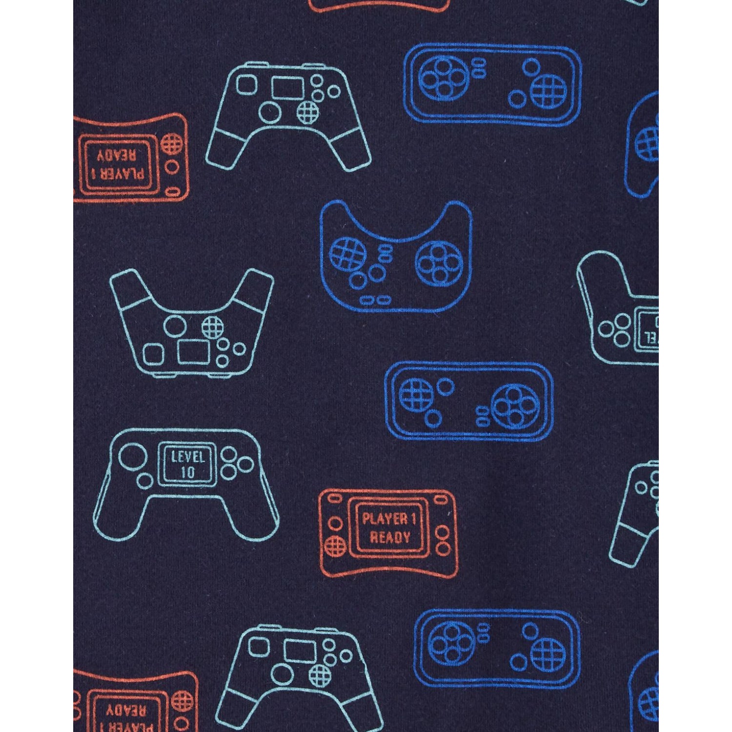 Carters Boys 4-12 4-Piece Gamer 100% Snug Fit Cotton Pajamas