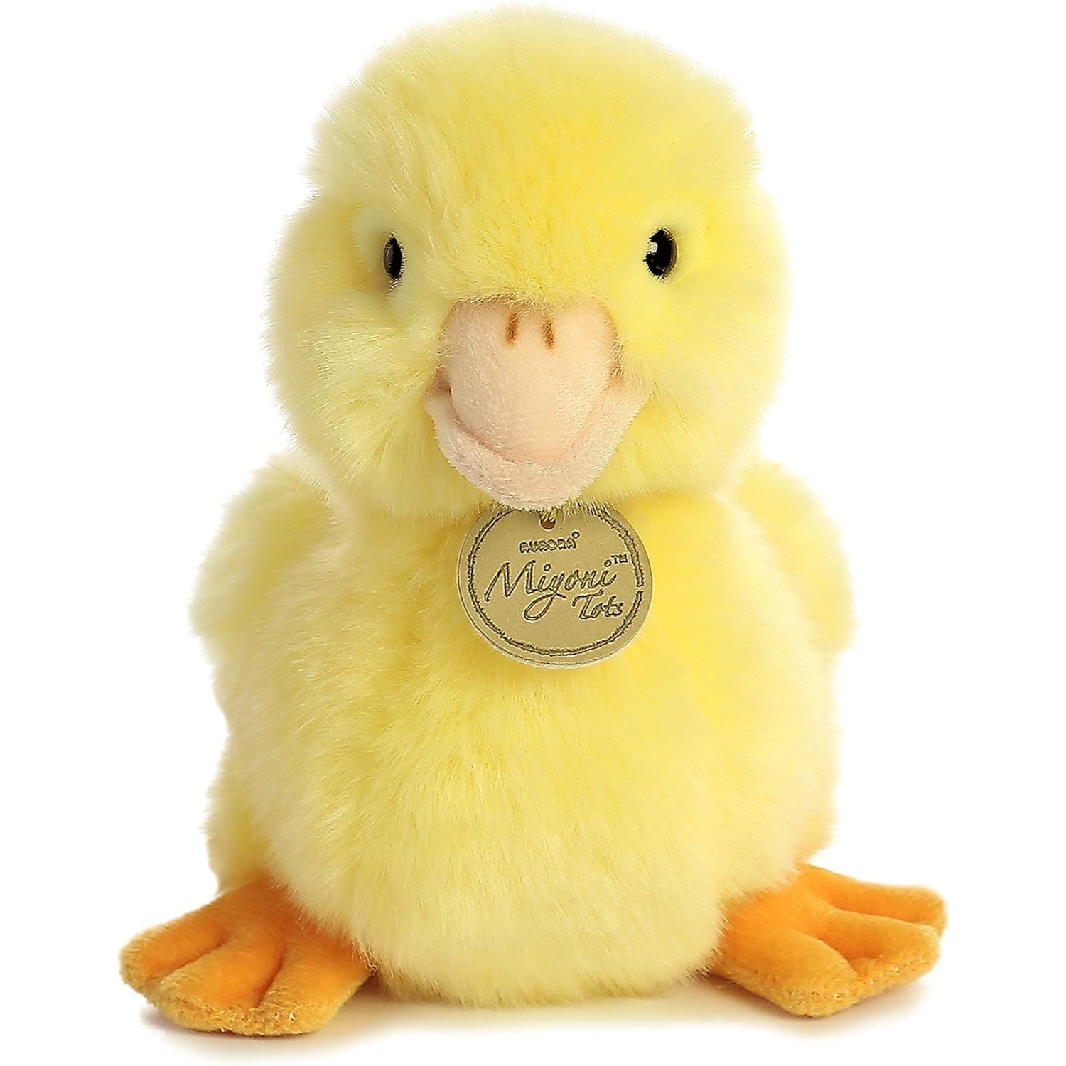 Aurora Adorable Miyoni Duckling Stuffed Animal - Lifelike Detail - Yellow 7.5 Inches