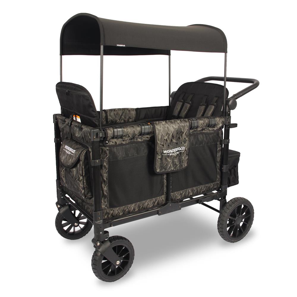 Wonderfold Wagon W4 Luxe Premium Push Quad Stroller