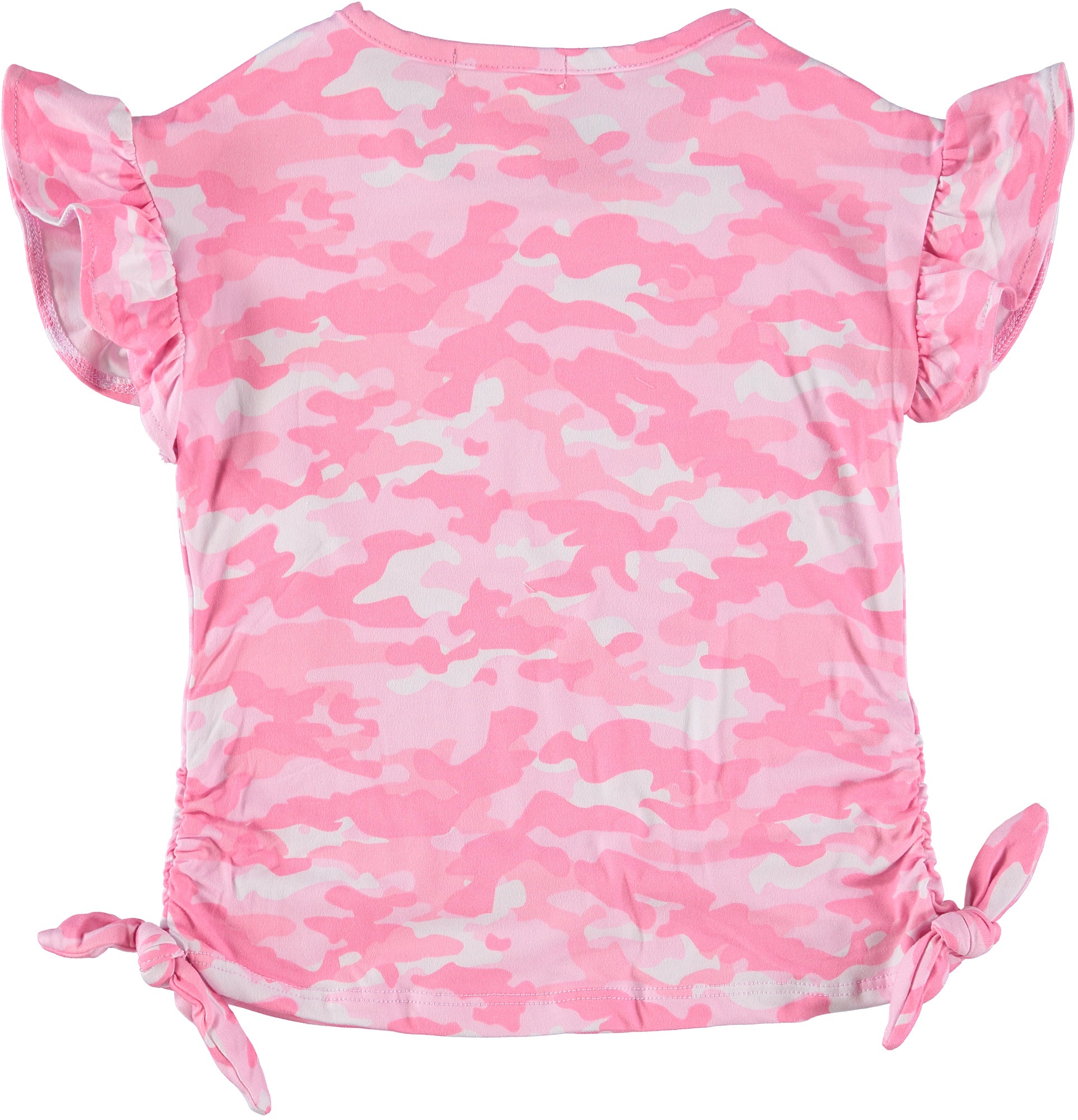 Colette Lilly Girls 2T-4T Love Sequin Side Cinch Top with Hair Scrunchie