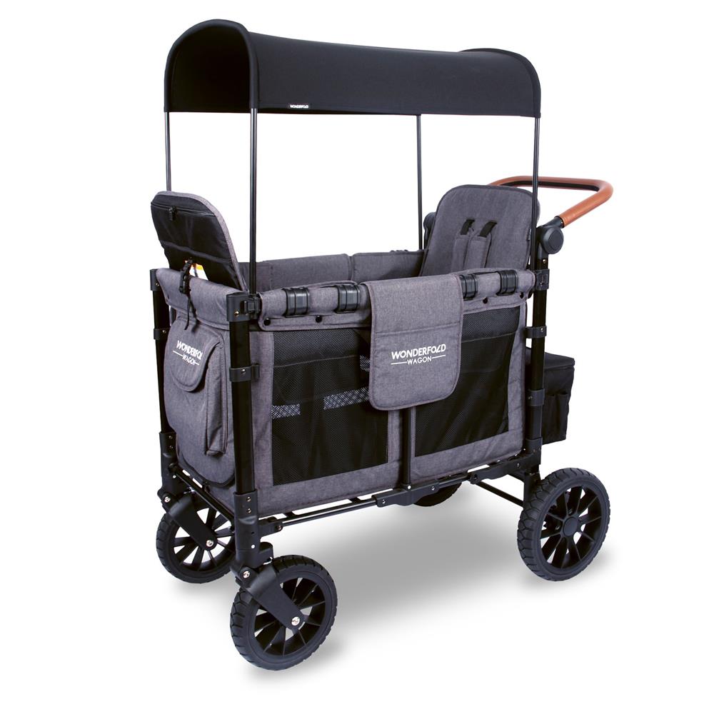 Wonderfold Wagon W4 Luxe Premium Push Double Stroller