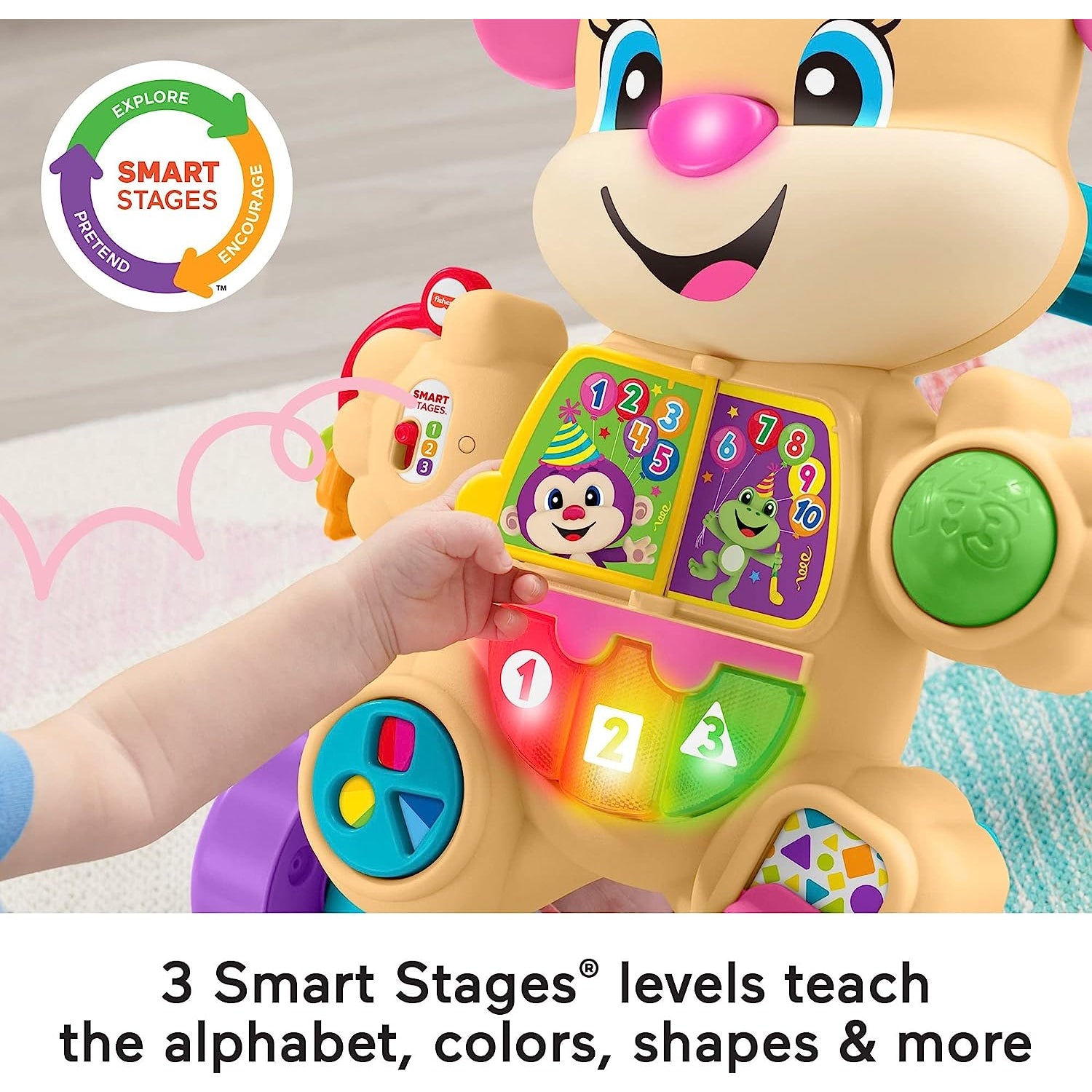 Fisher-Price Laugh & Learn Baby & Toddler Toy Smart Stages Learn With Sis Walker