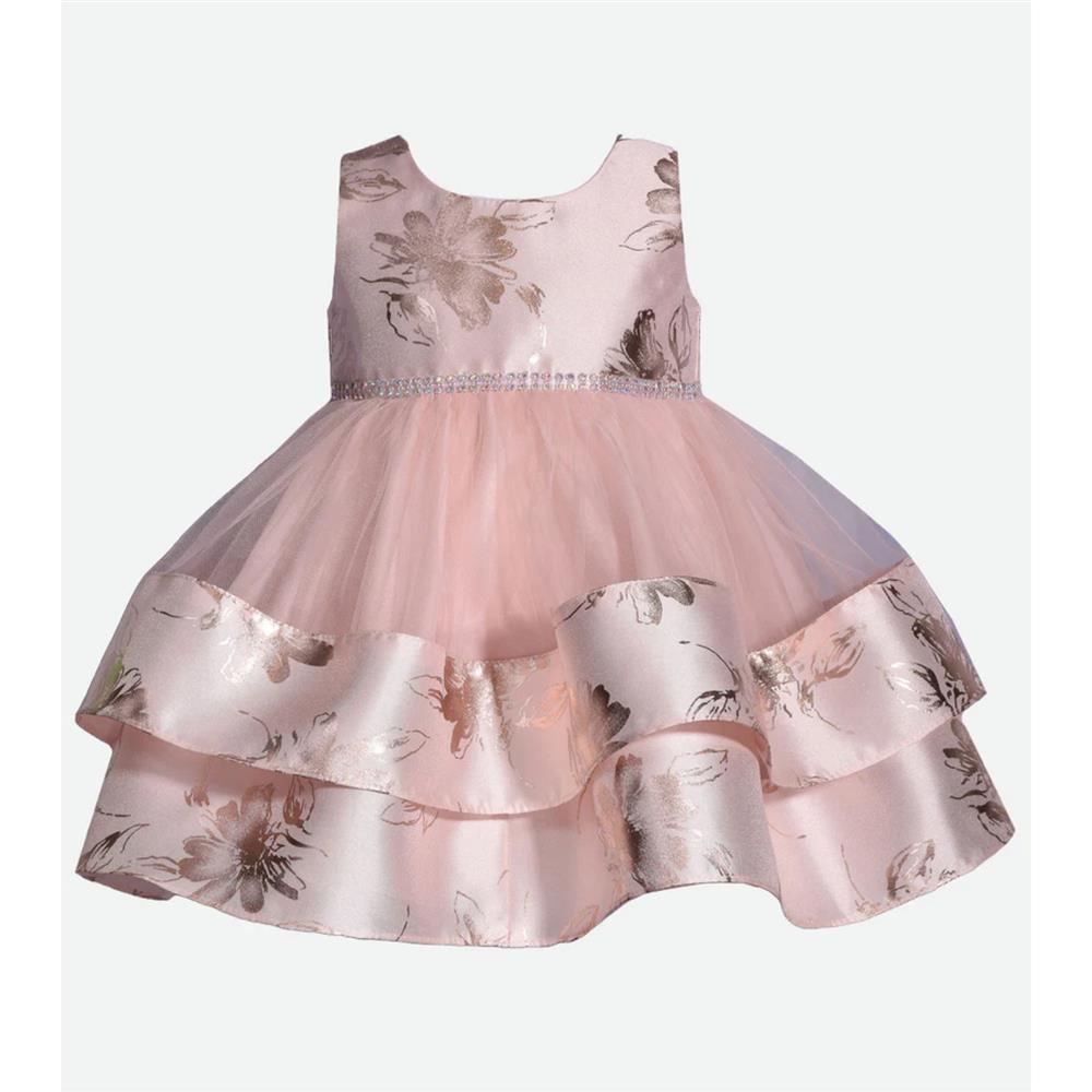 Bonnie Jean Girls 2T-4T Willow Tiered Party Dress