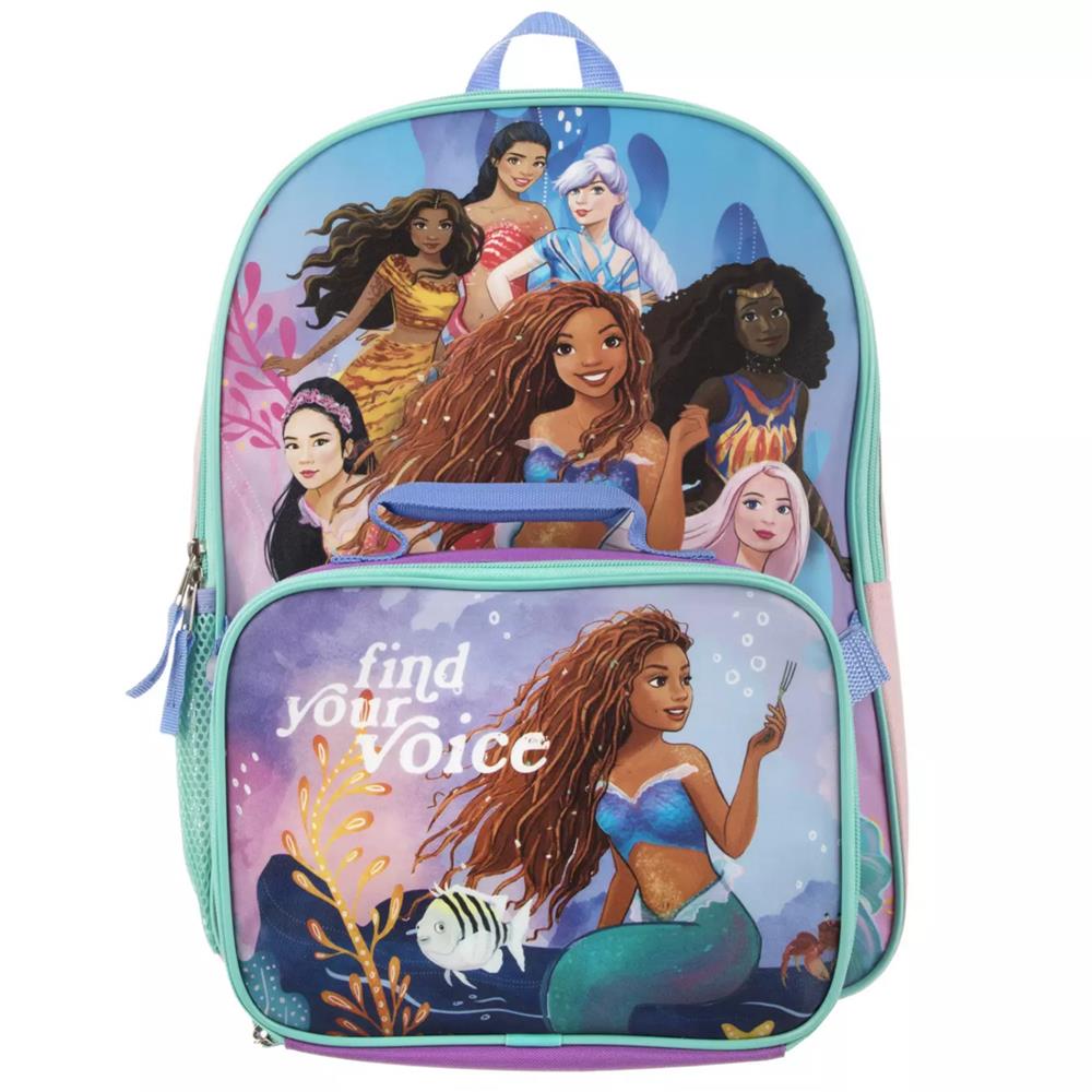 Bioworld Disney The Little Mermaid Backpack & Lunchbag