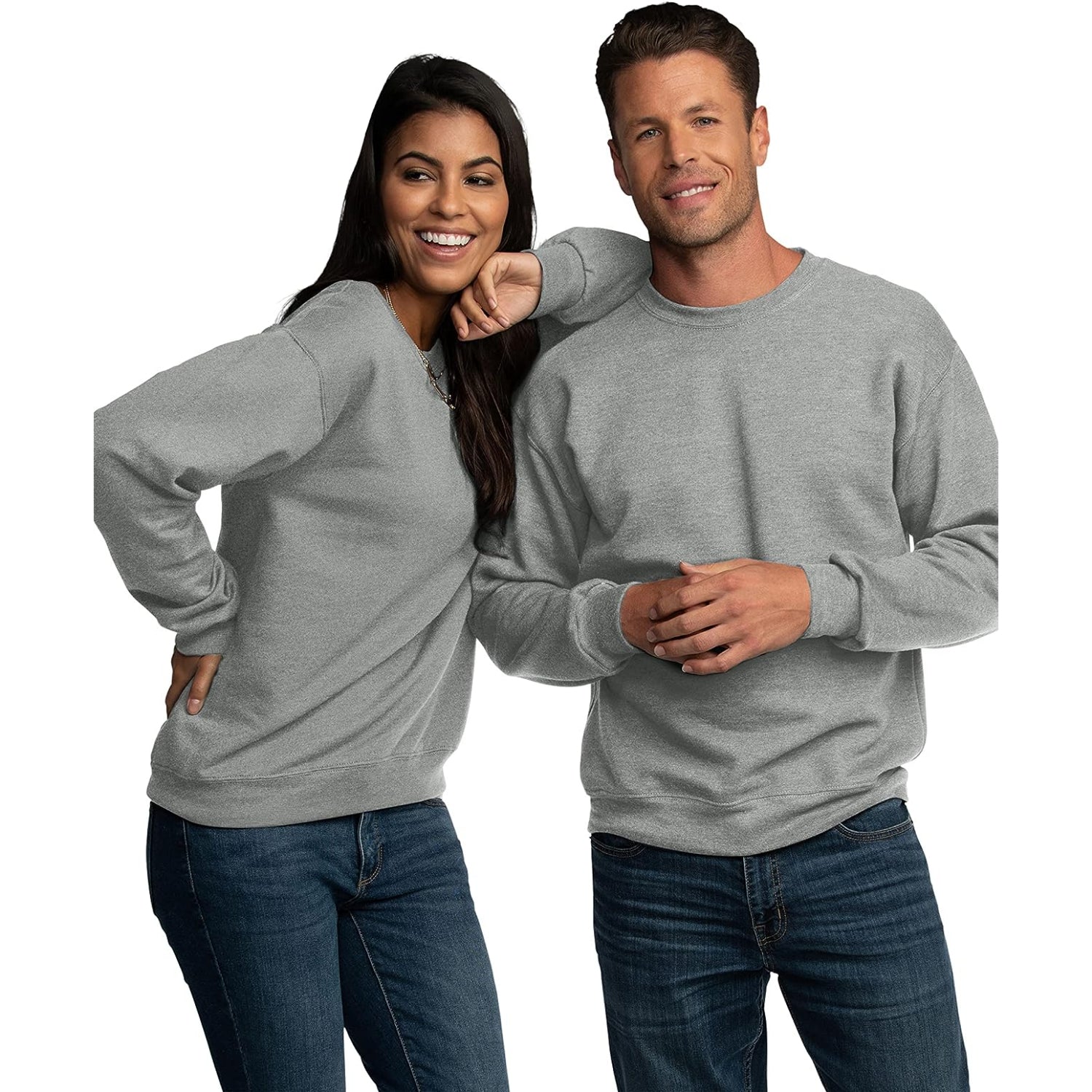 Fruit Of The Loom Mens S-4XL Eversoft Fleece Crewneck Sweatshirt