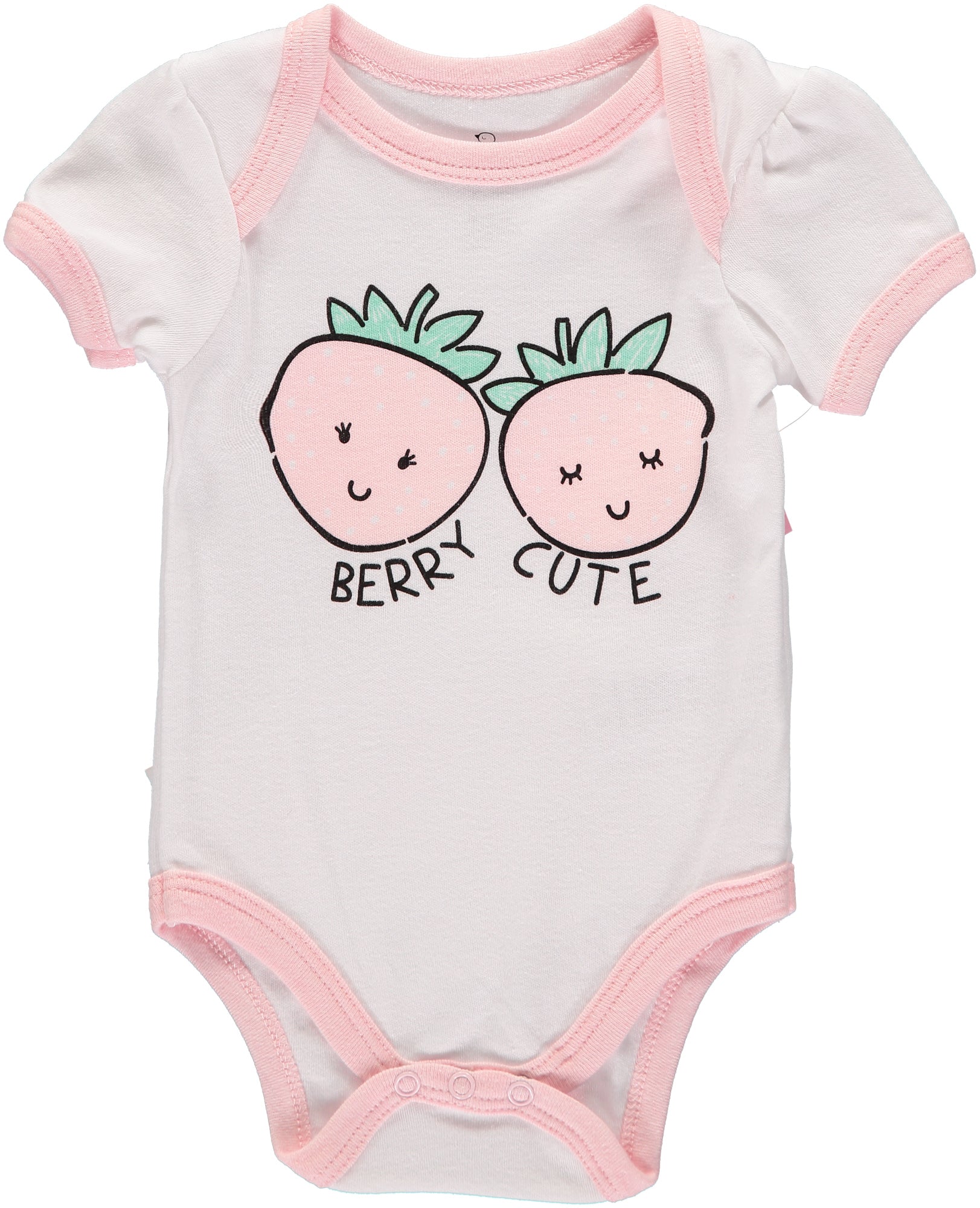 Duck Duck Goose Girls 0-9 Months Strawberry 4-Piece Set