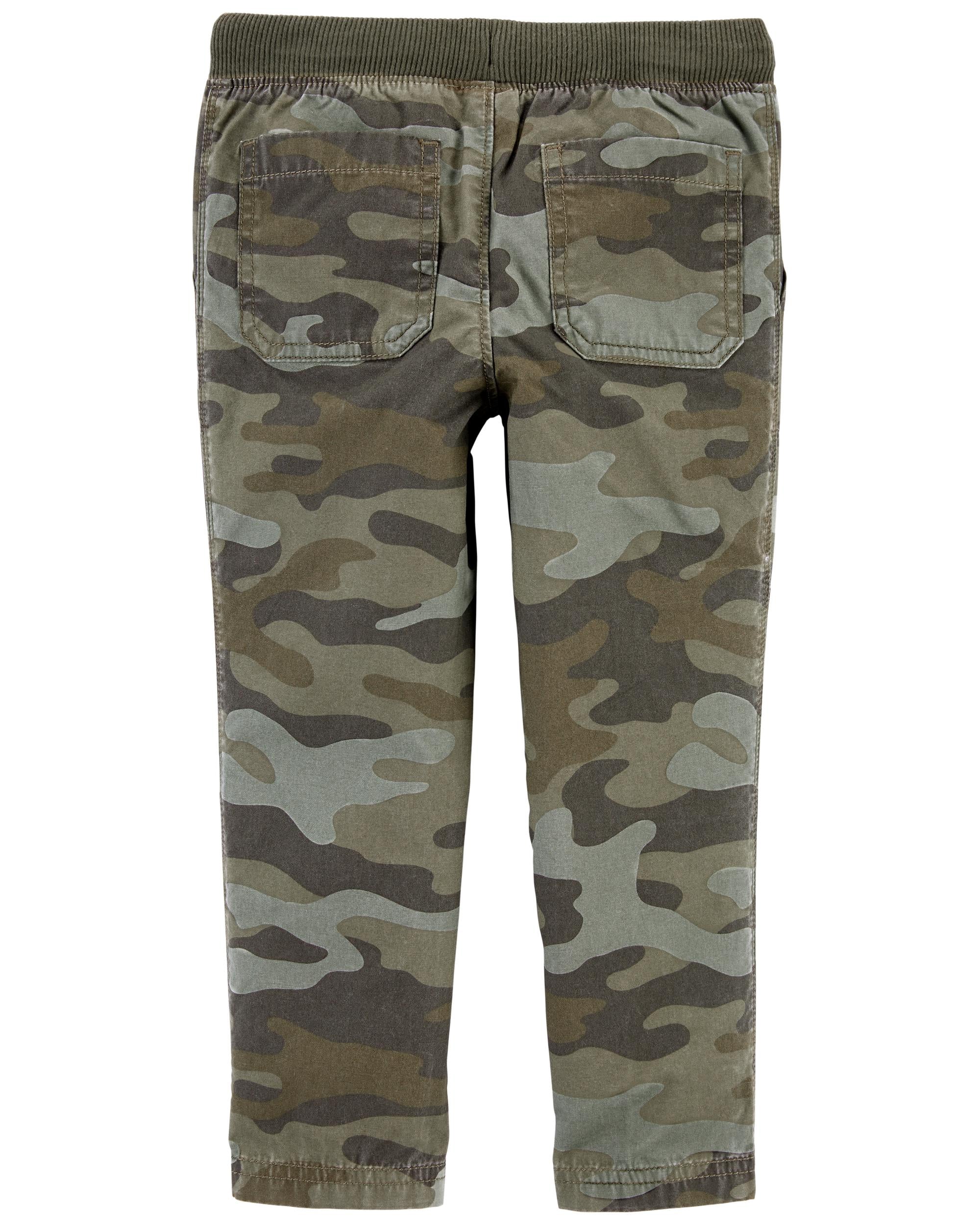 Carters Boys 4-7 Camo Poplin Pant