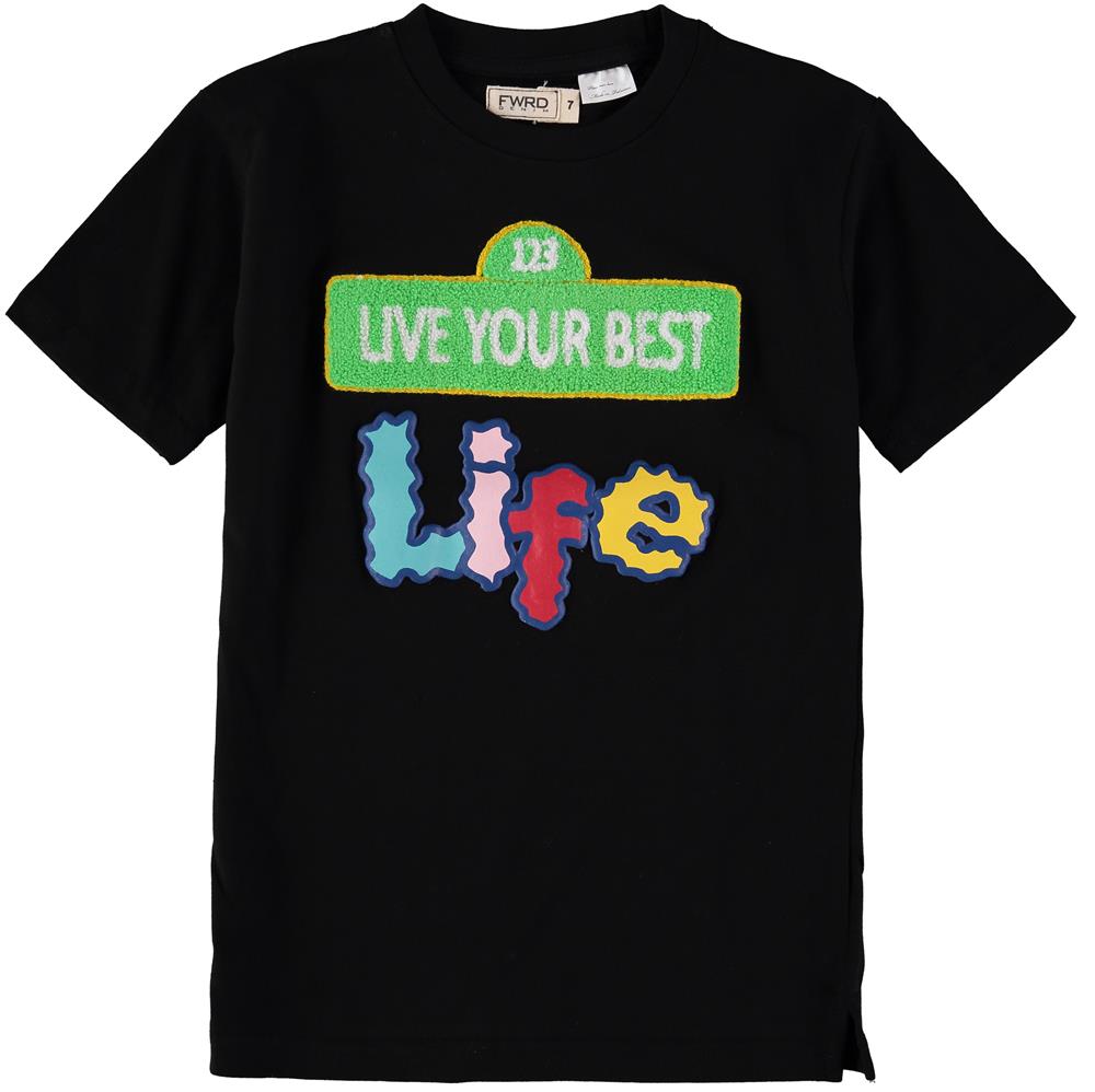 FWRD Denim Boys 2-7 Live Your Best Life T-Shirt