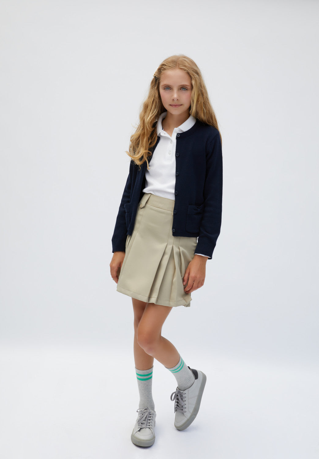 French Toast Girls 2-16 Bow Pocket Cardigan