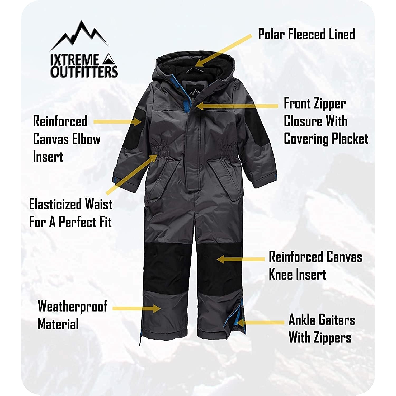 iXtreme Boys 8-20 Heavyweight Snowmobile Winter Snowsuit