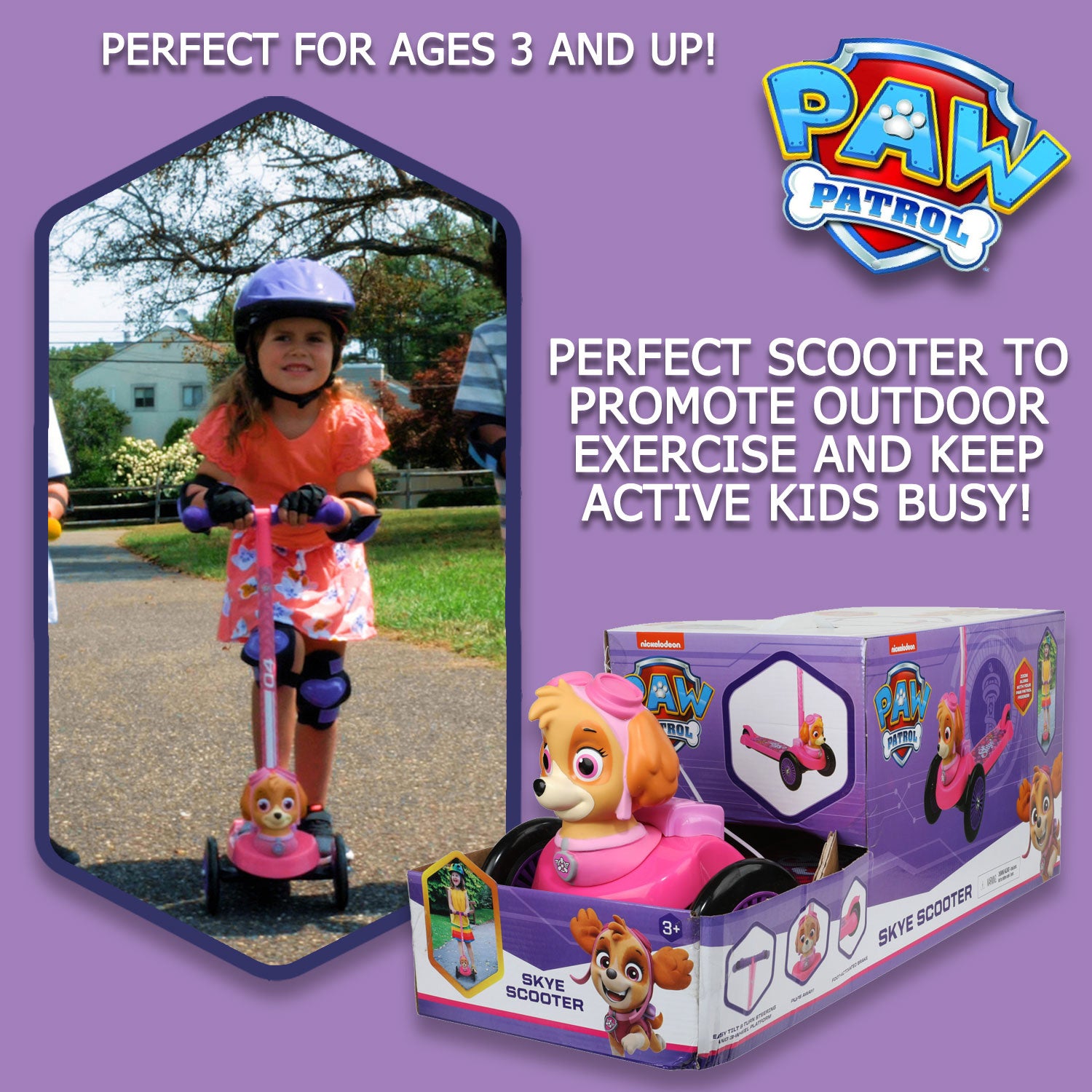 Nickelodeon Paw Patrol Skye Scooter