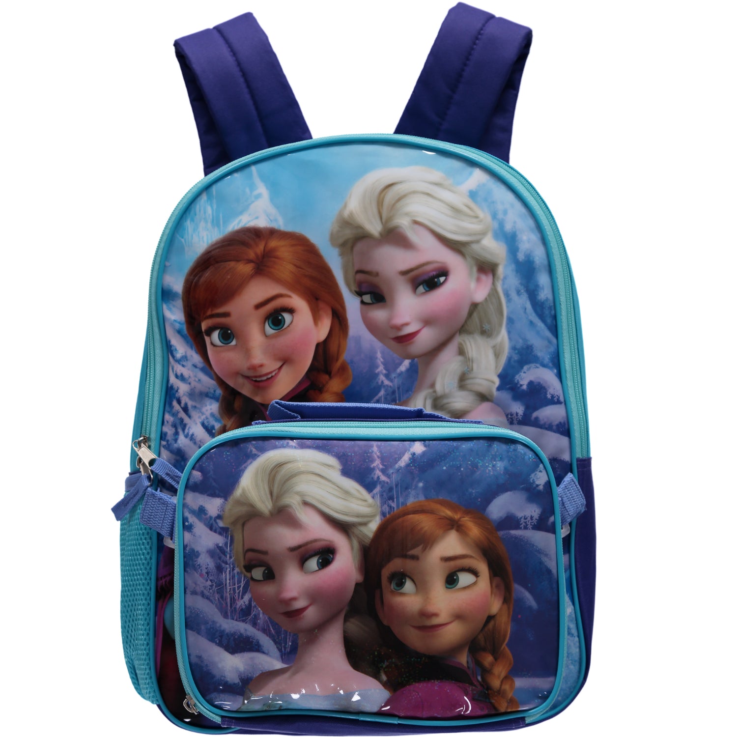 Bioworld Frozen Anna & Elsa Backpack & Lunchbag