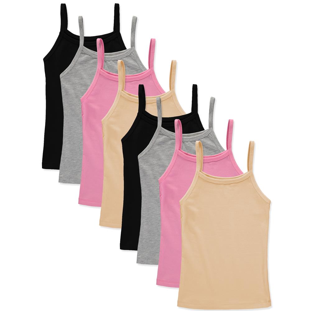 Cyndeelee Girls 4-14 8-Pack Cami