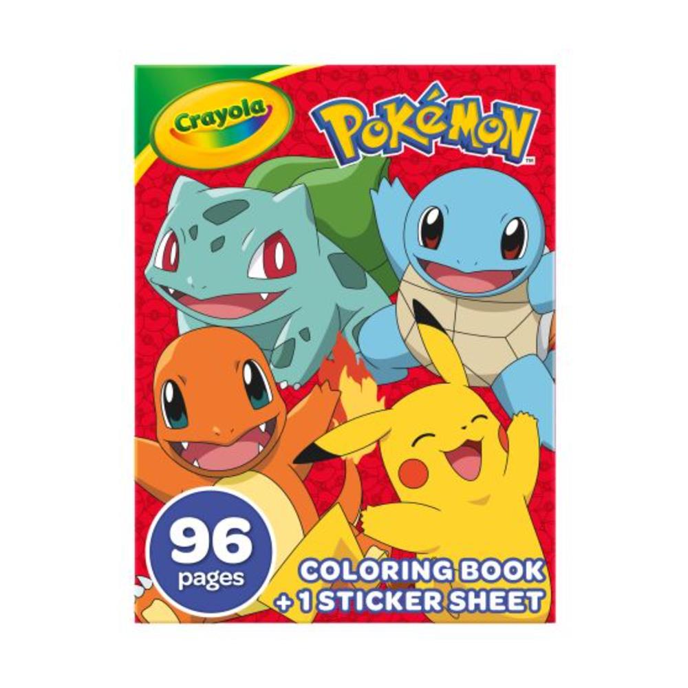 Crayola Coloring Book-Pokemon, 96 Pages