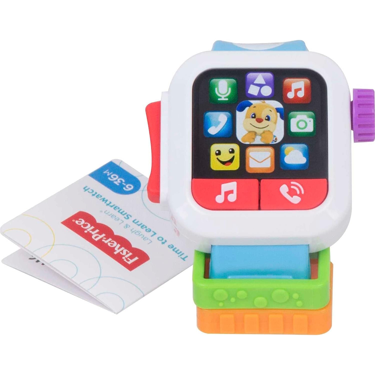 Fisher-Price Laugh & Learn Baby To Toddler Toy Time To Learn Smartwatch