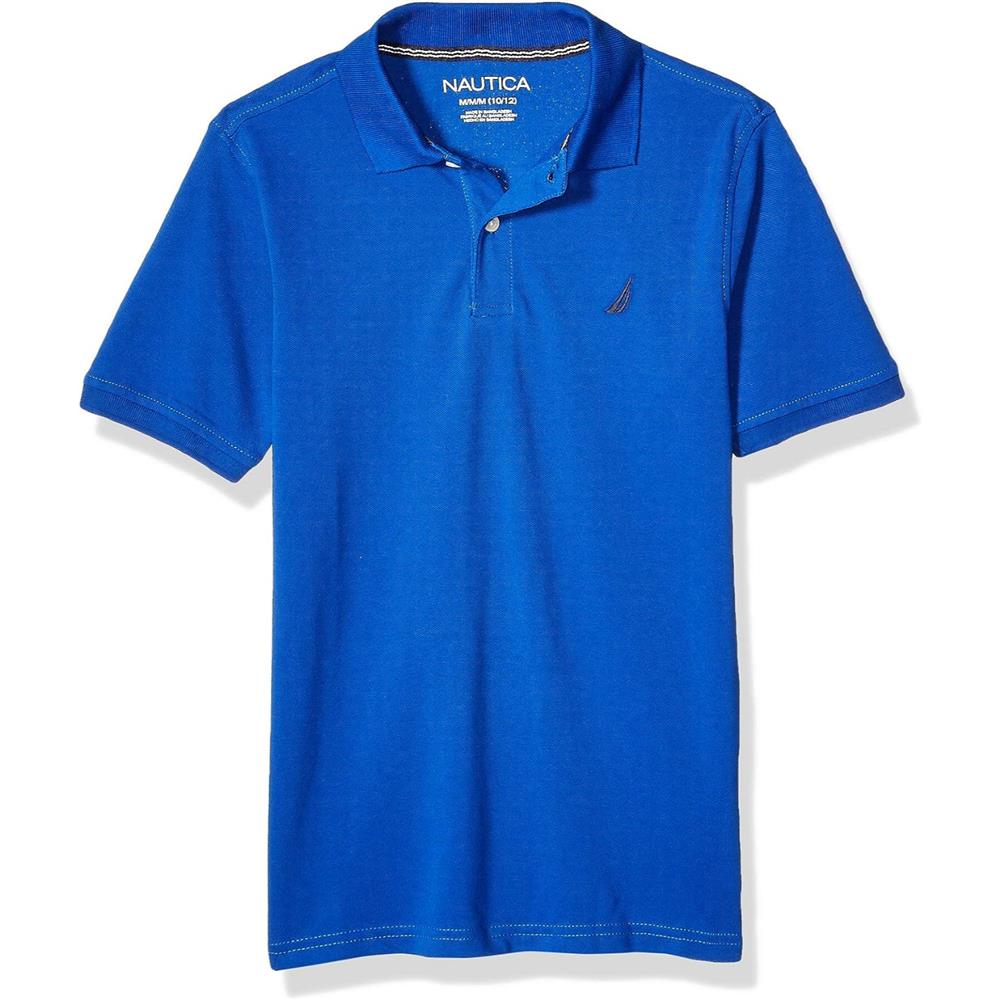 Nautica Boys 8-20 Short Sleeve Anchor Polo