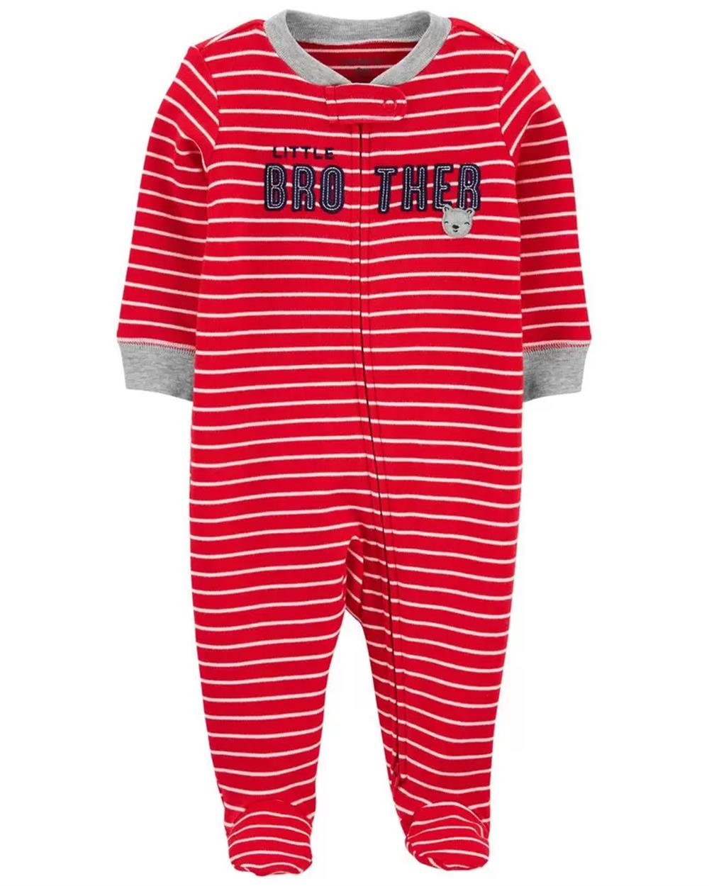 Carters Boys 0-9 Months Brother 2-Way Zip Cotton Sleep & Play