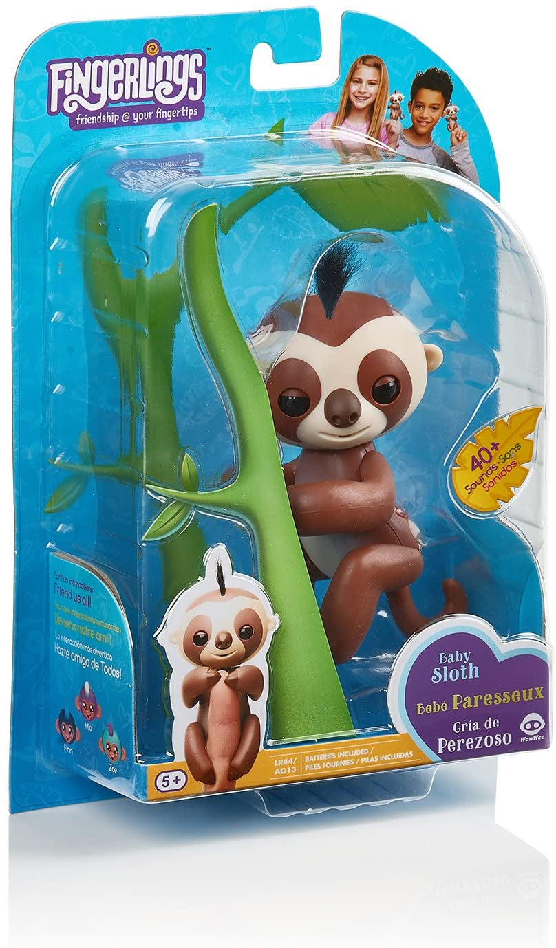 Fingerlings Baby Sloth Interactive Baby Pet