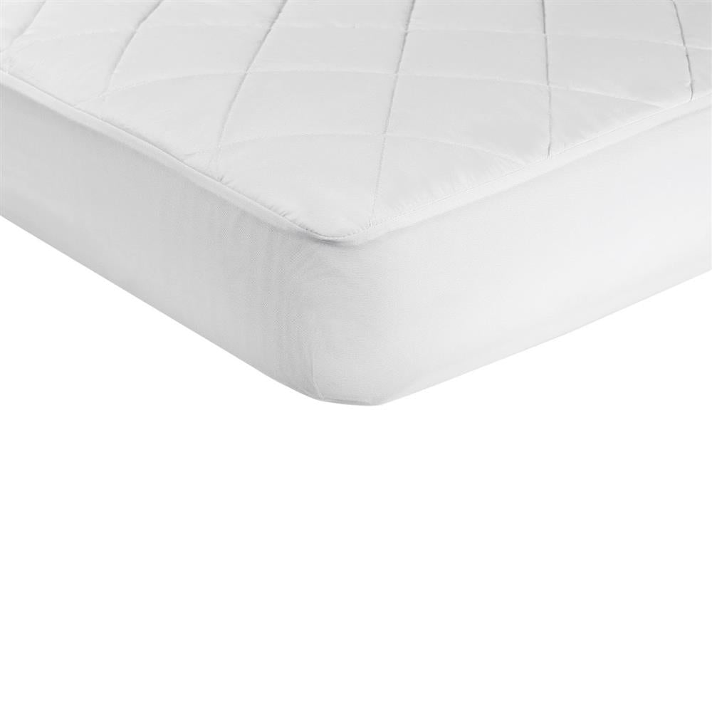 Sealy Naturals Cotton Fitted Toddler & Baby Crib Mattress Pad