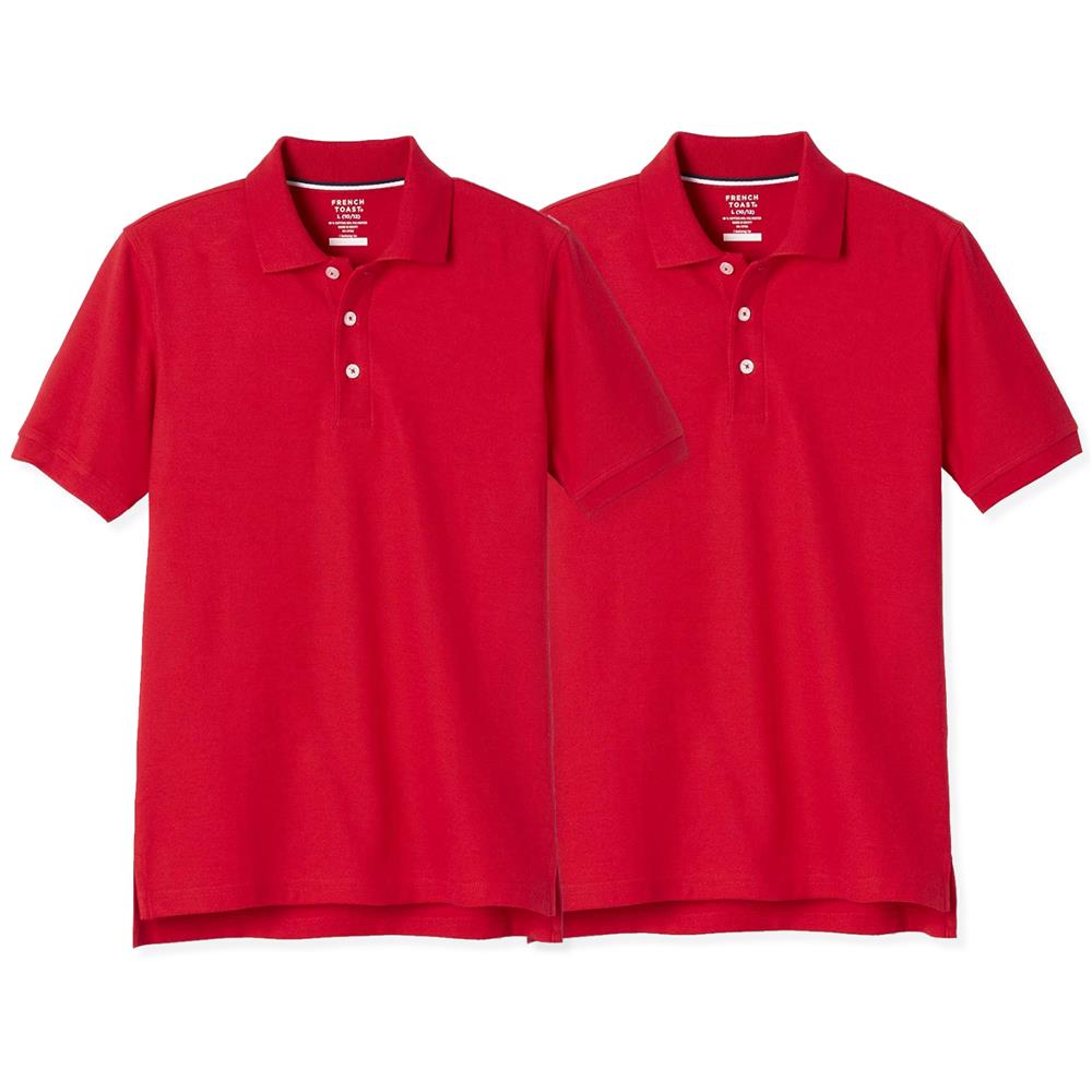 French Toast Boys 4-20 Short-Sleeve Pique Polo - 2 Pack