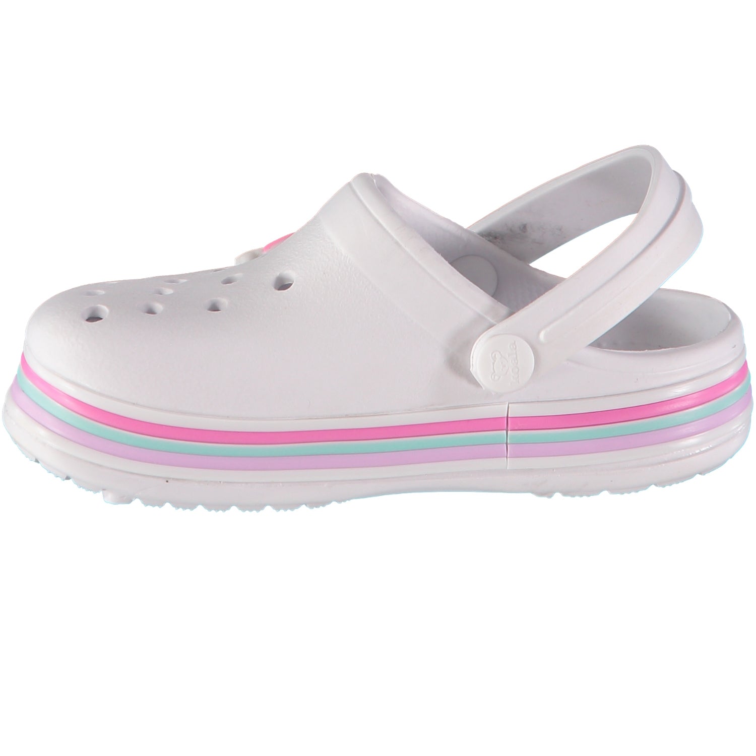 Koala Kids Toddler Girls Sizes 7-10 Rainbow Cloud EVA Clogs