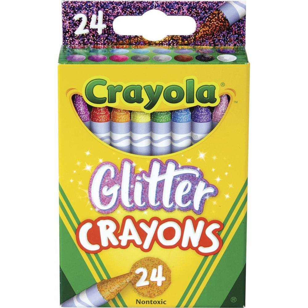 Crayola 24ct Glitter Crayons