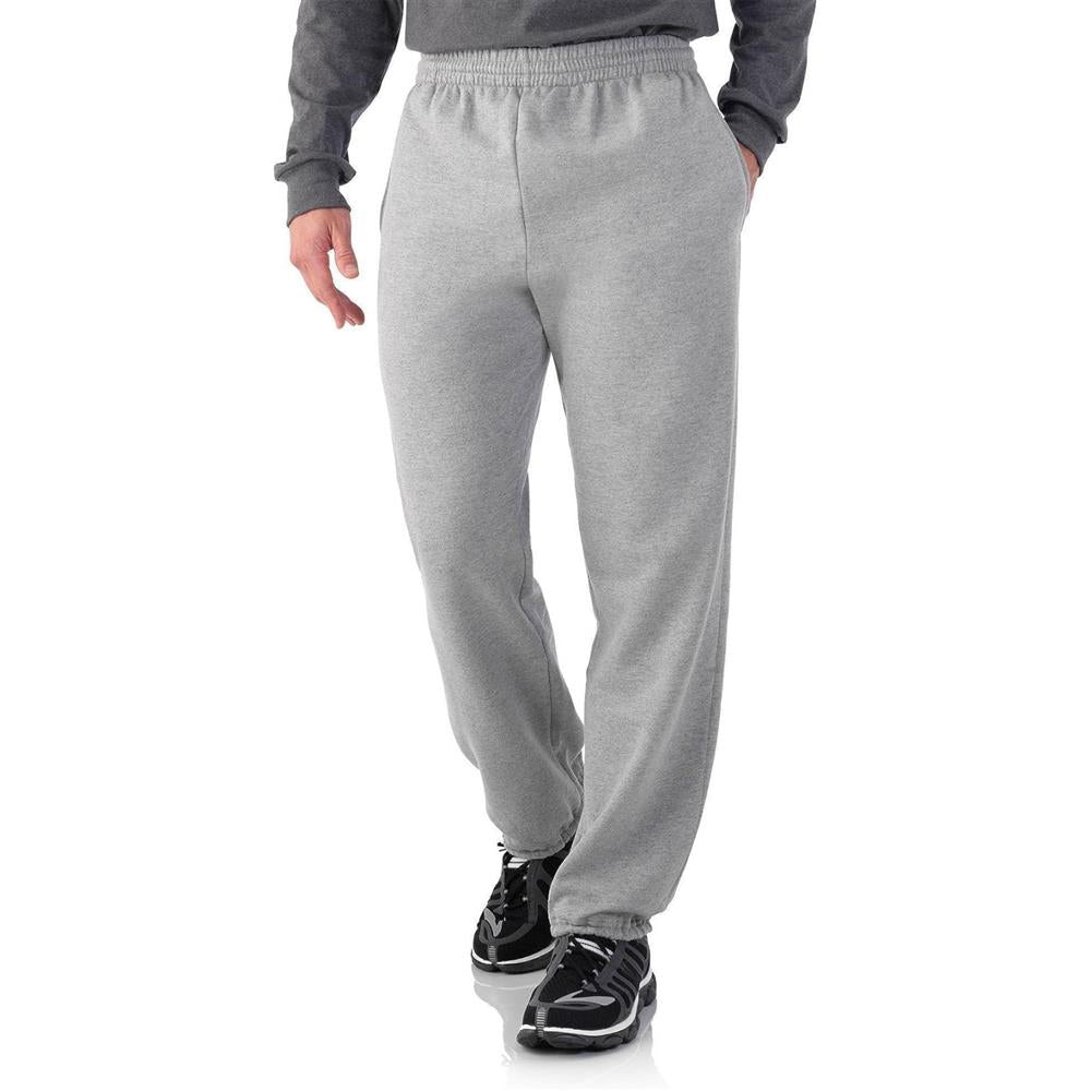 Fruit Of The Loom Mens S-XL Elastic Bottom Fleece Jogger Sweatpant