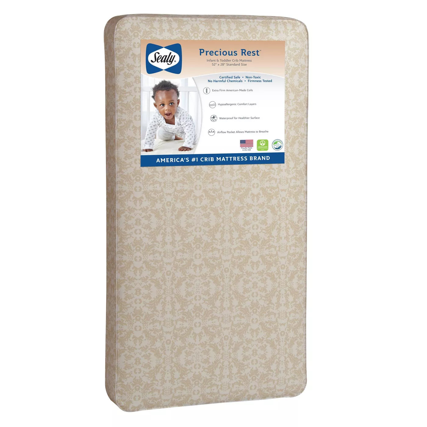 Sealy Mattresses Precious Rest Crib & Toddler Mattress