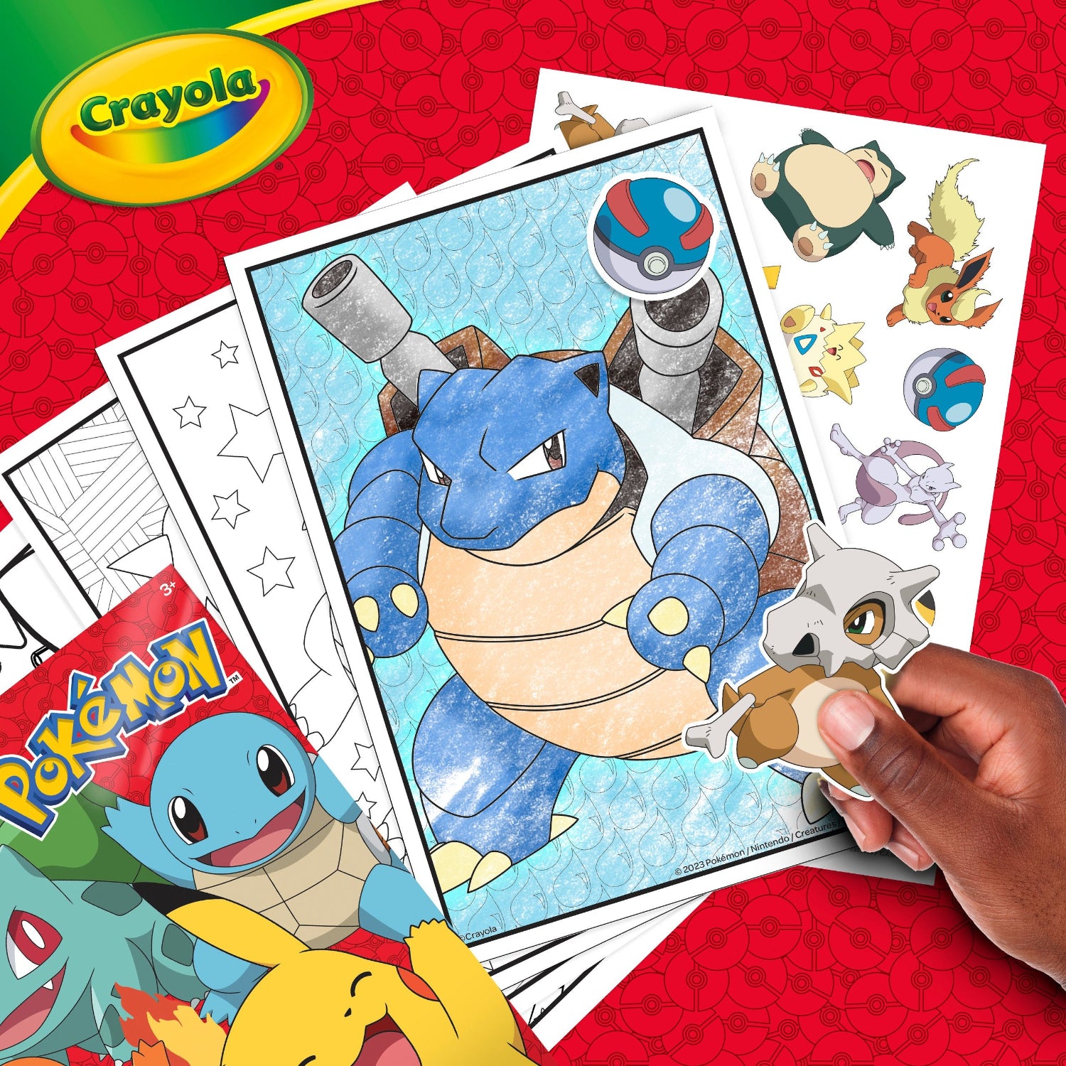 Crayola Coloring Book-Pokemon, 96 Pages